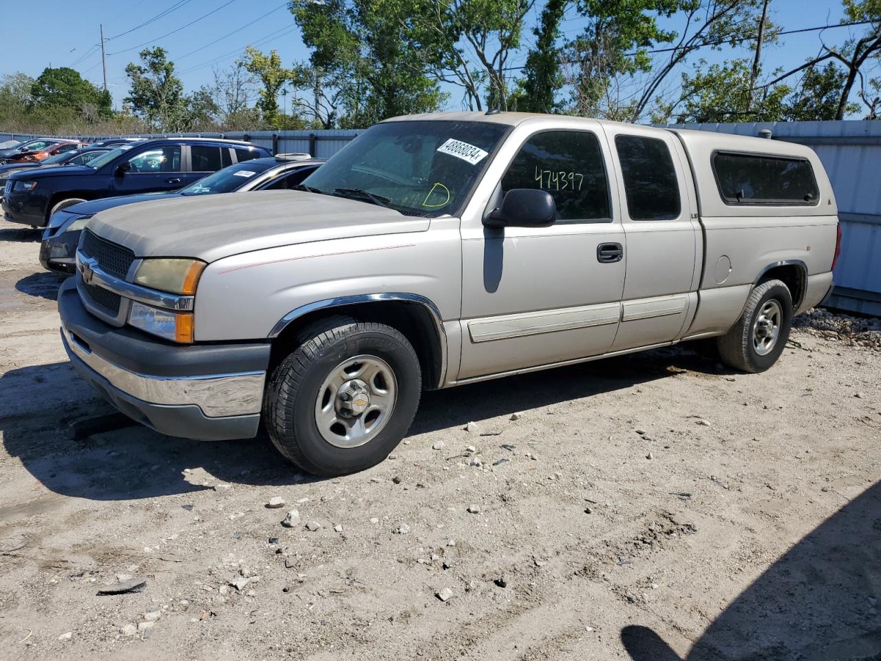 CHEVROLET SILVERADO 2004 1gcec19t24z272244