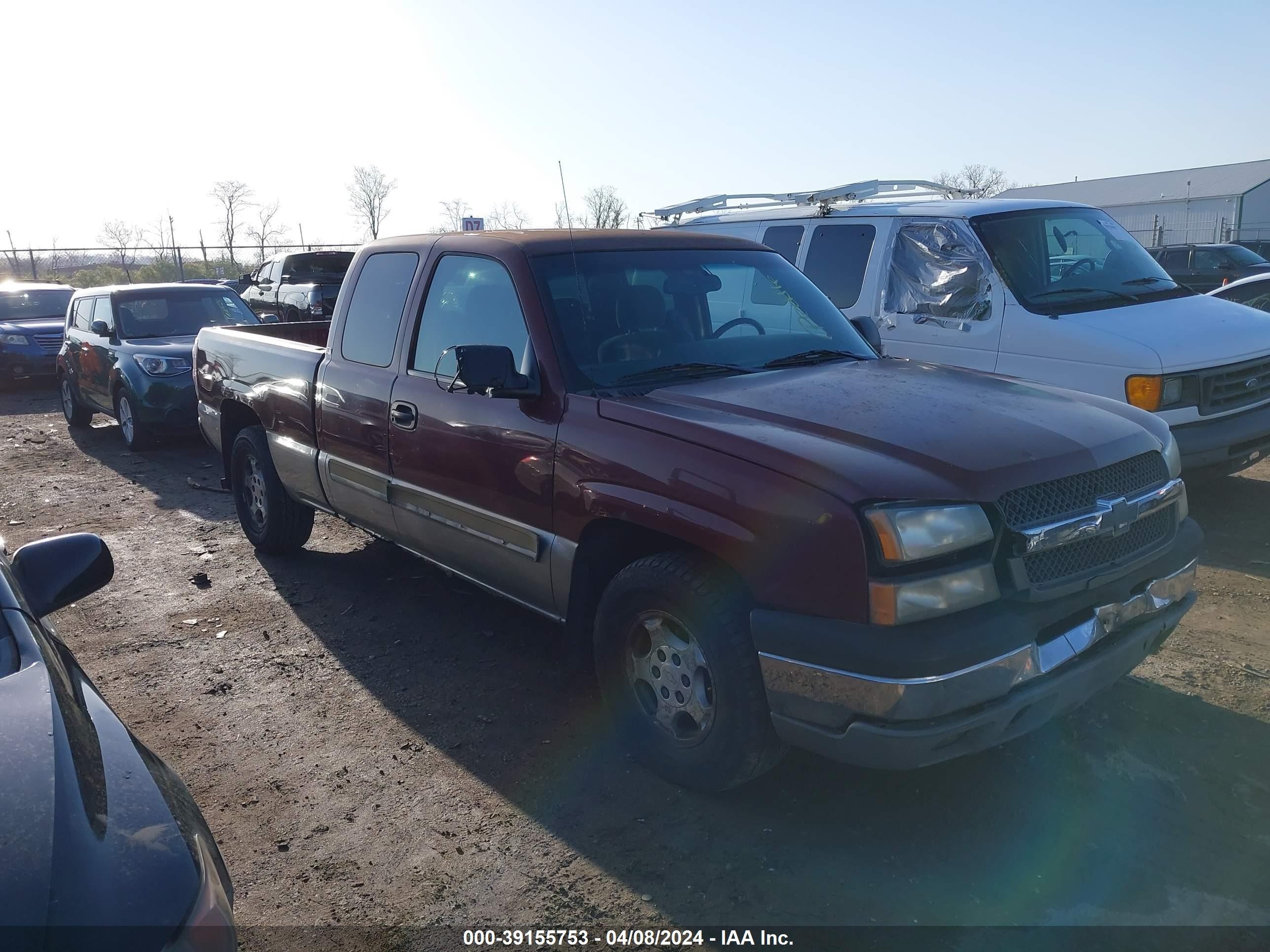 CHEVROLET SILVERADO 2003 1gcec19t33z150474