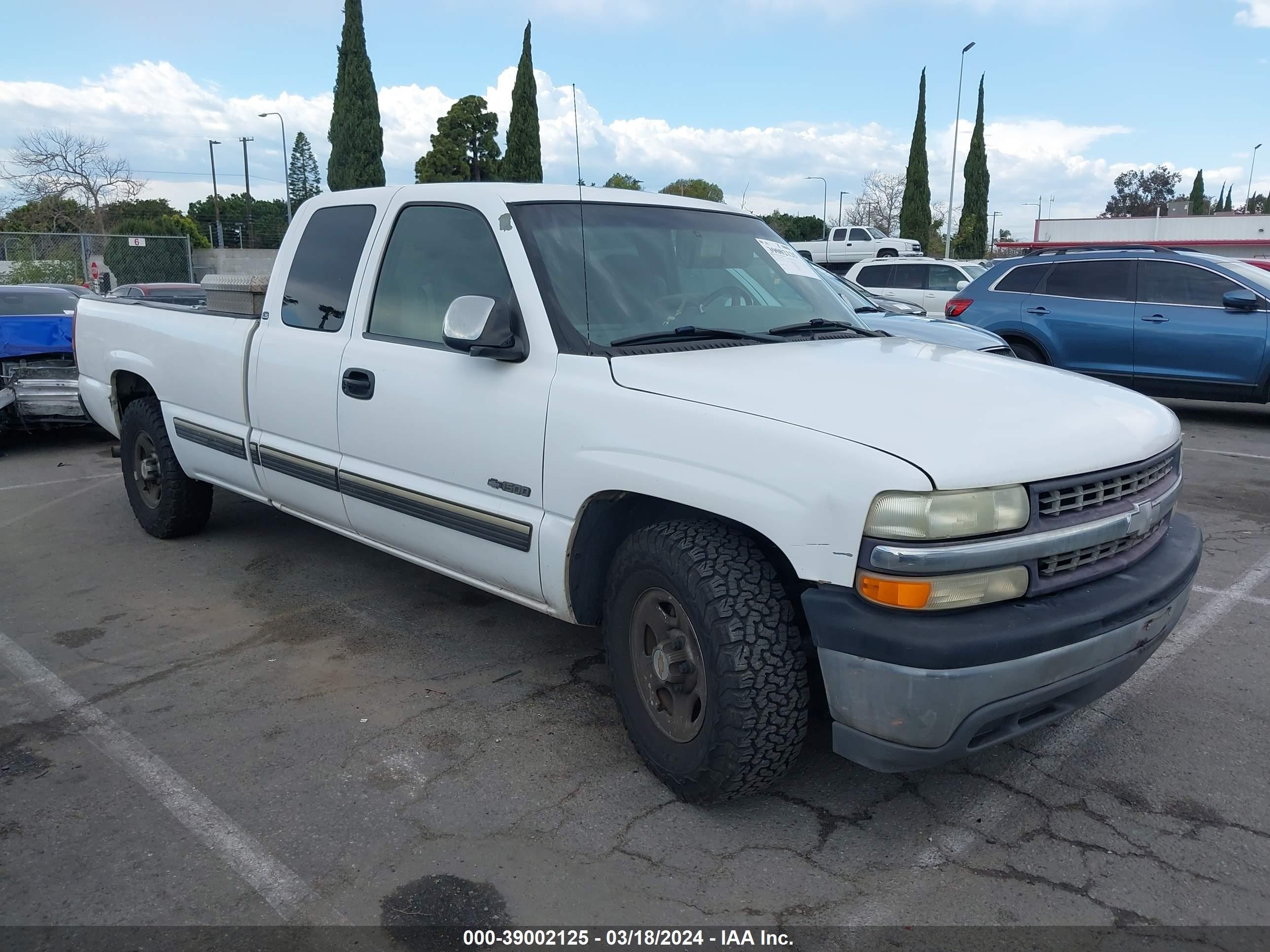 CHEVROLET SILVERADO 2002 1gcec19t52e233524