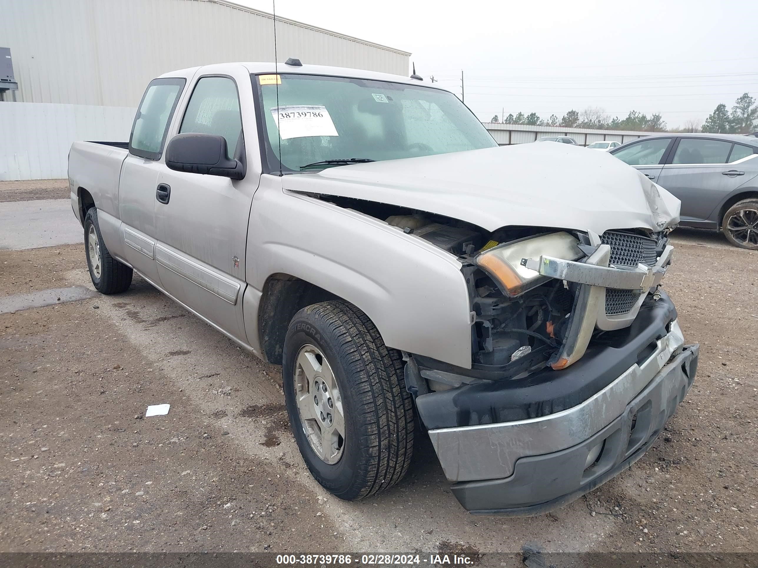 CHEVROLET SILVERADO 2005 1gcec19t65z116273