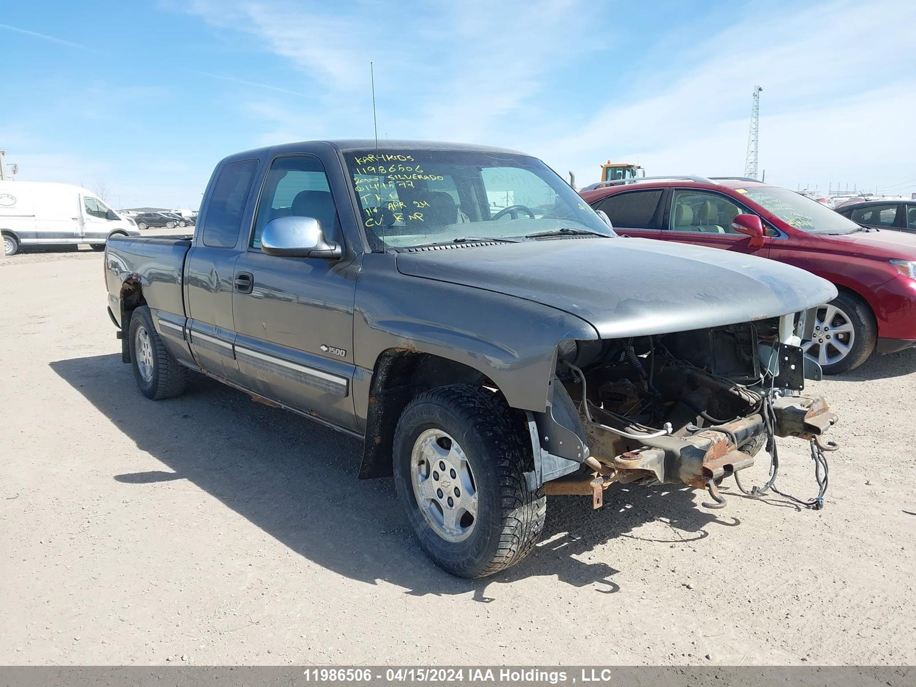 CHEVROLET SILVERADO 2000 1gcec19t6yz144577