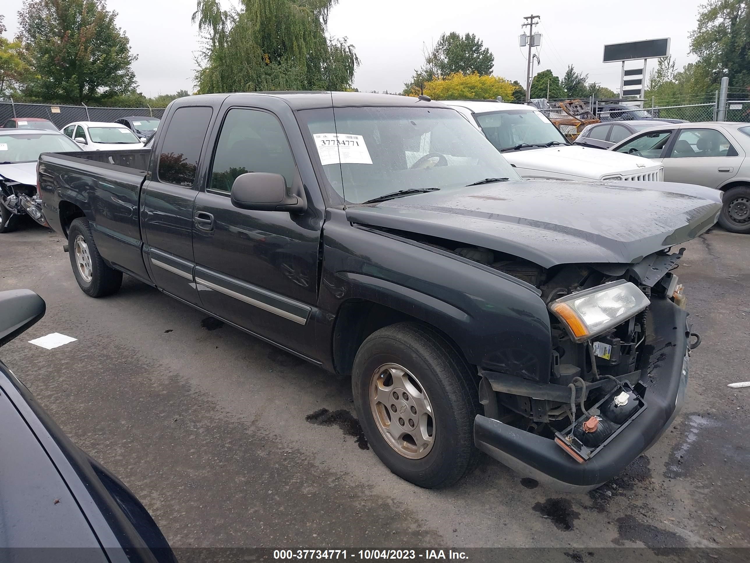 CHEVROLET SILVERADO 2003 1gcec19t83e142362