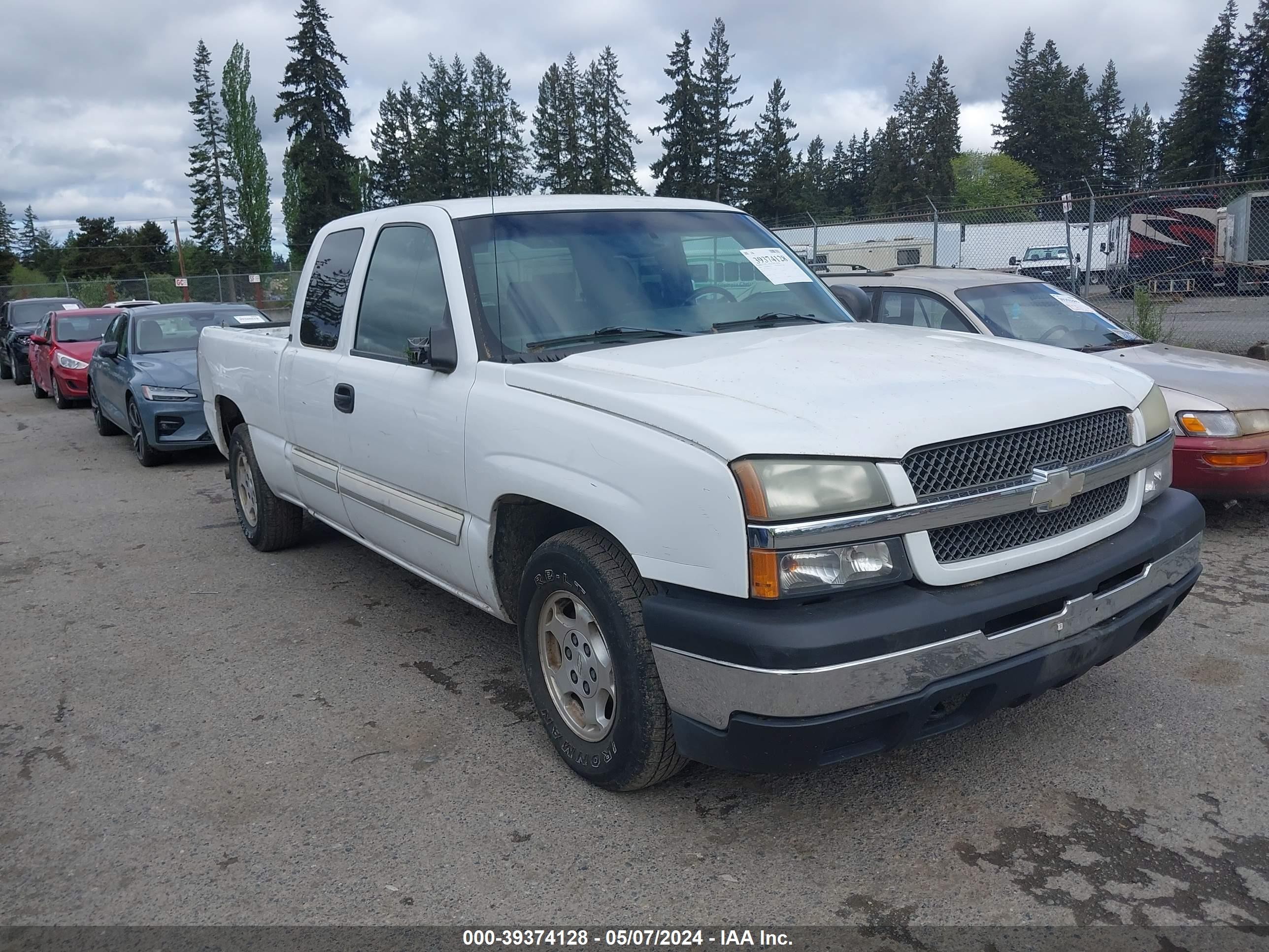 CHEVROLET SILVERADO 2004 1gcec19t84z213134