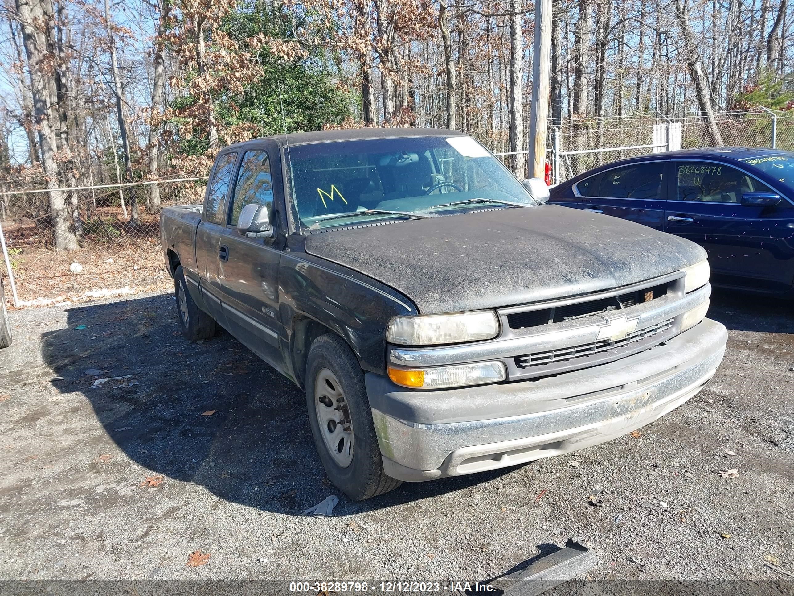 CHEVROLET SILVERADO 2001 1gcec19v01z101392