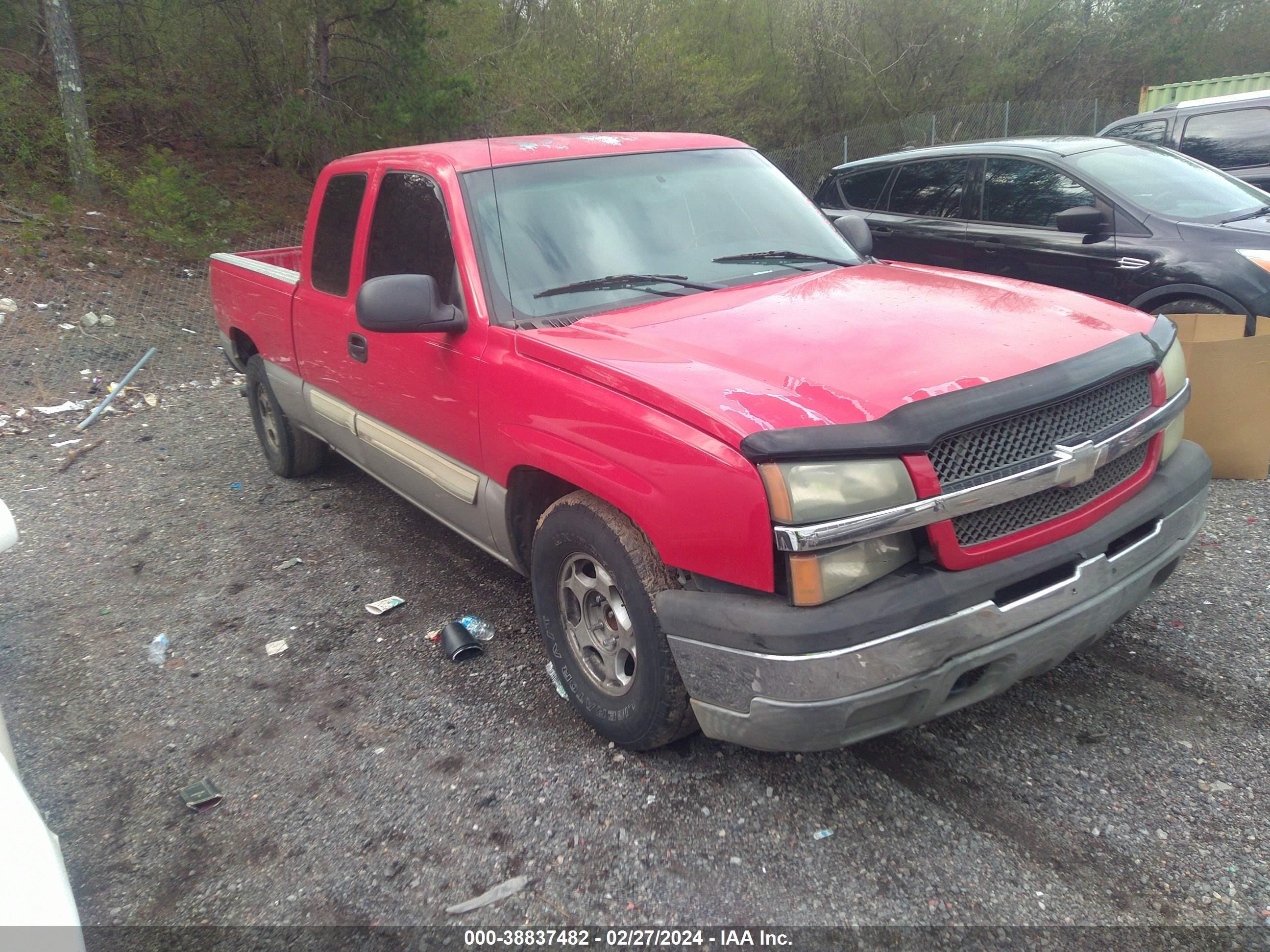 CHEVROLET SILVERADO 2004 1gcec19v24z108090