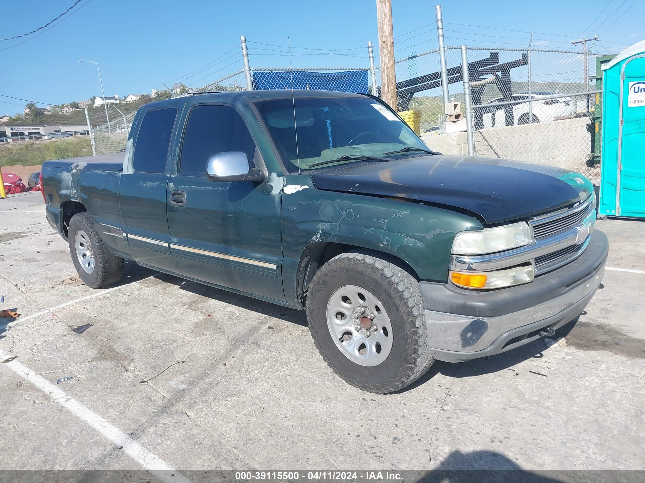 CHEVROLET SILVERADO 2001 1gcec19v41z324339