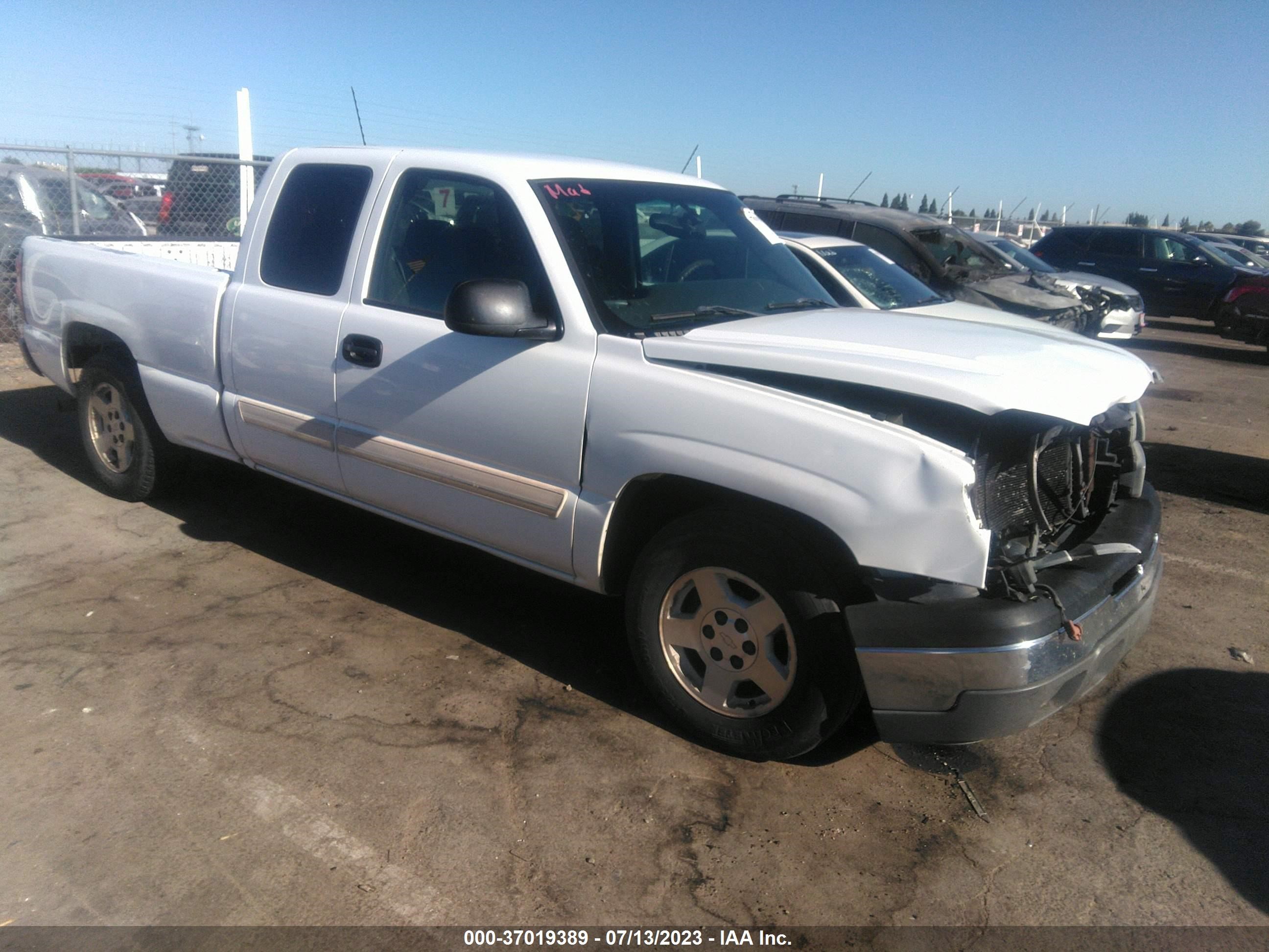 CHEVROLET SILVERADO 2005 1gcec19v45z282129