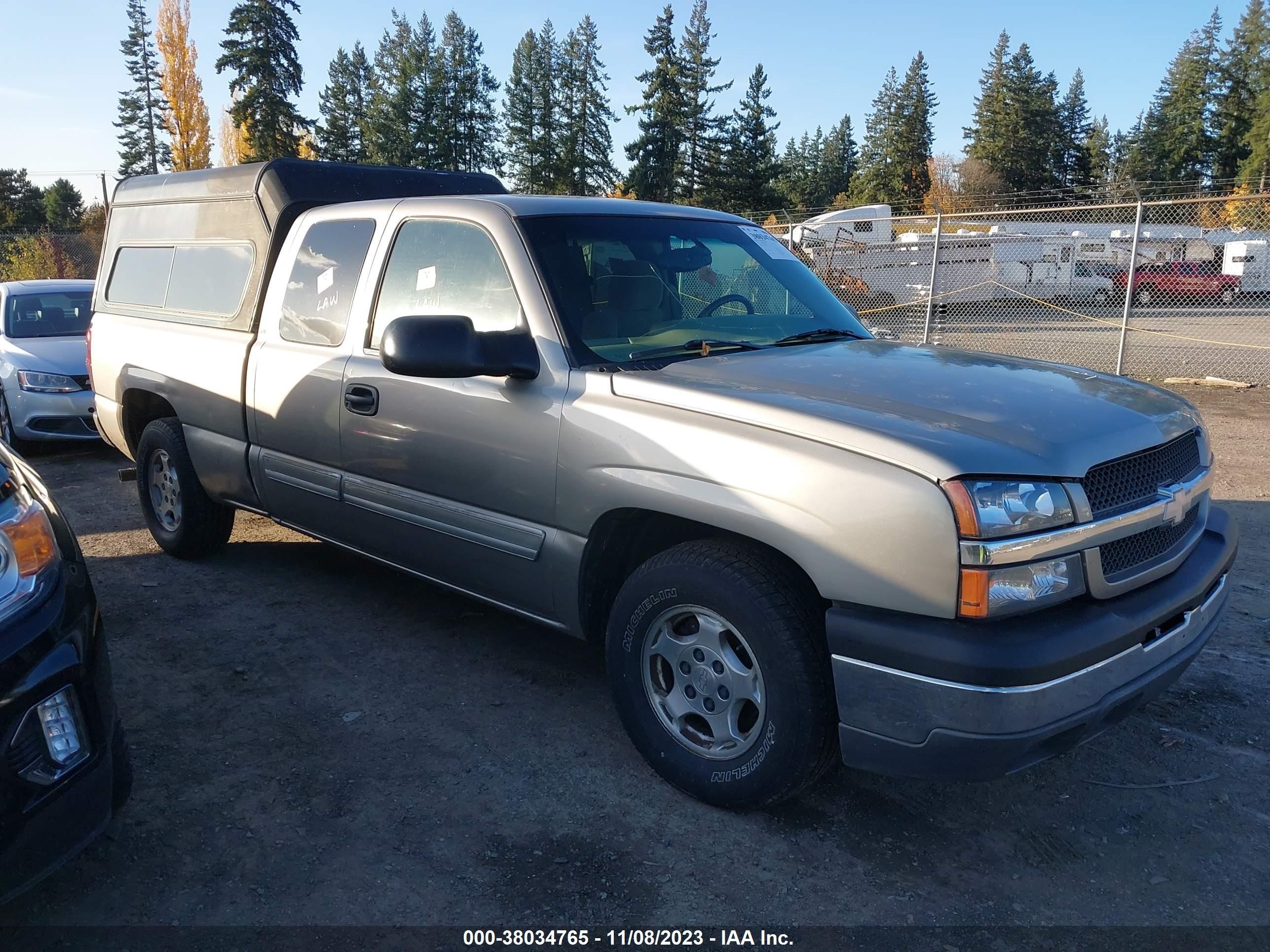 CHEVROLET SILVERADO 2003 1gcec19v73z181471