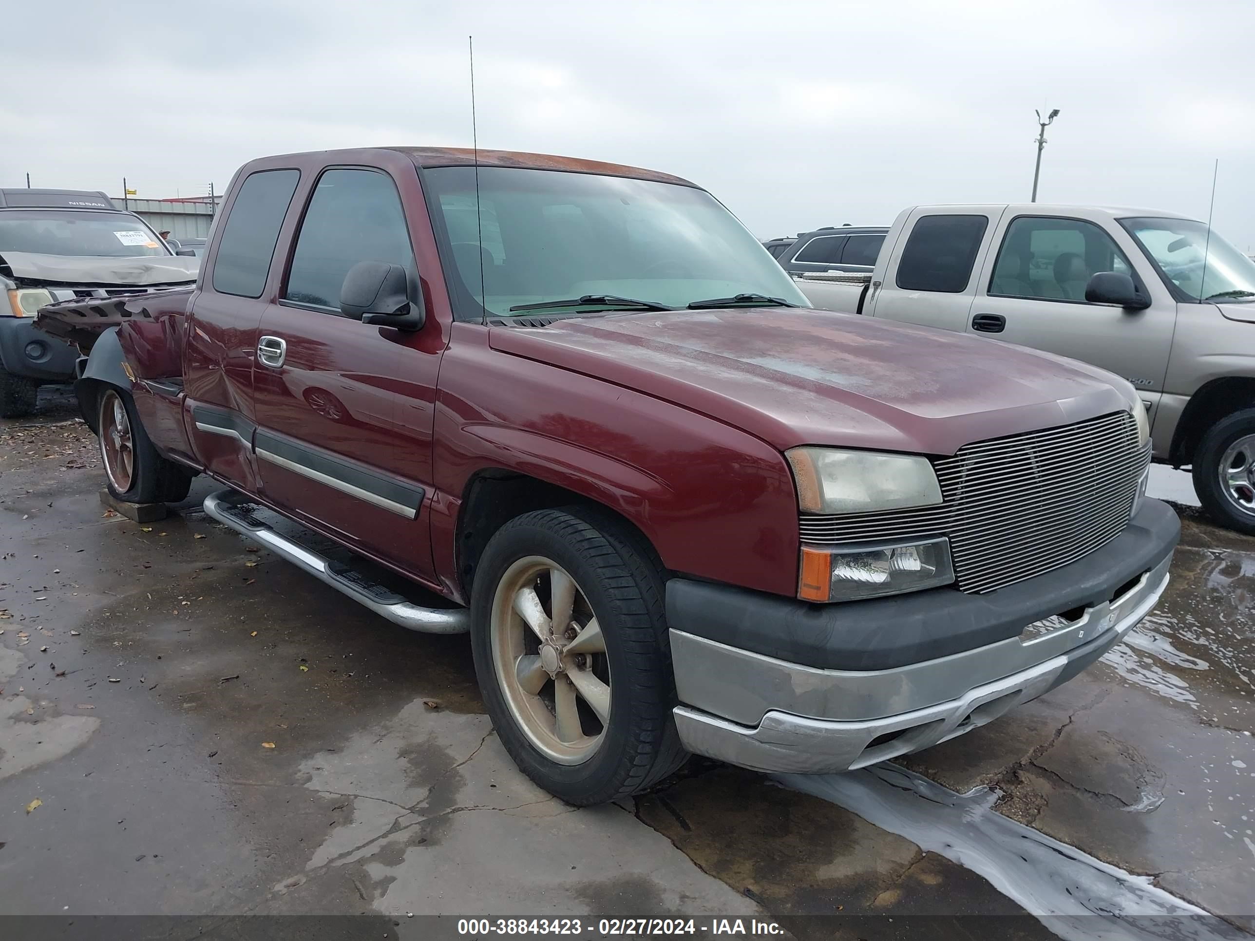 CHEVROLET SILVERADO 2003 1gcec19vx3z247642