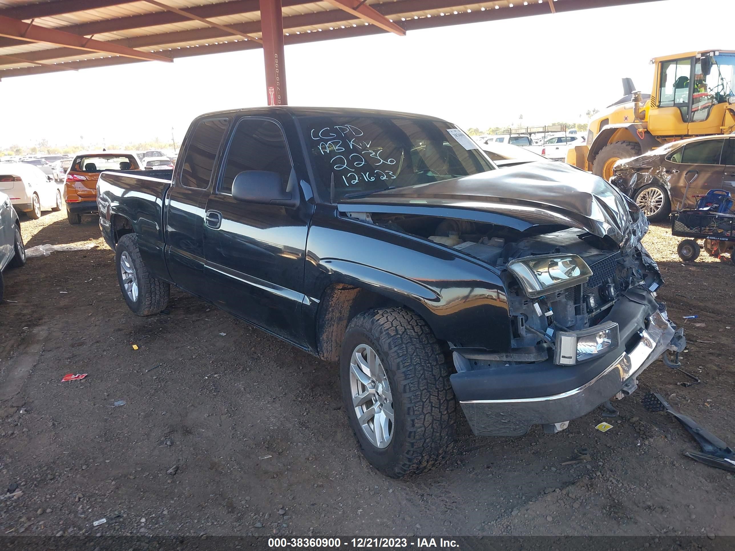 CHEVROLET SILVERADO 2004 1gcec19x34z312236