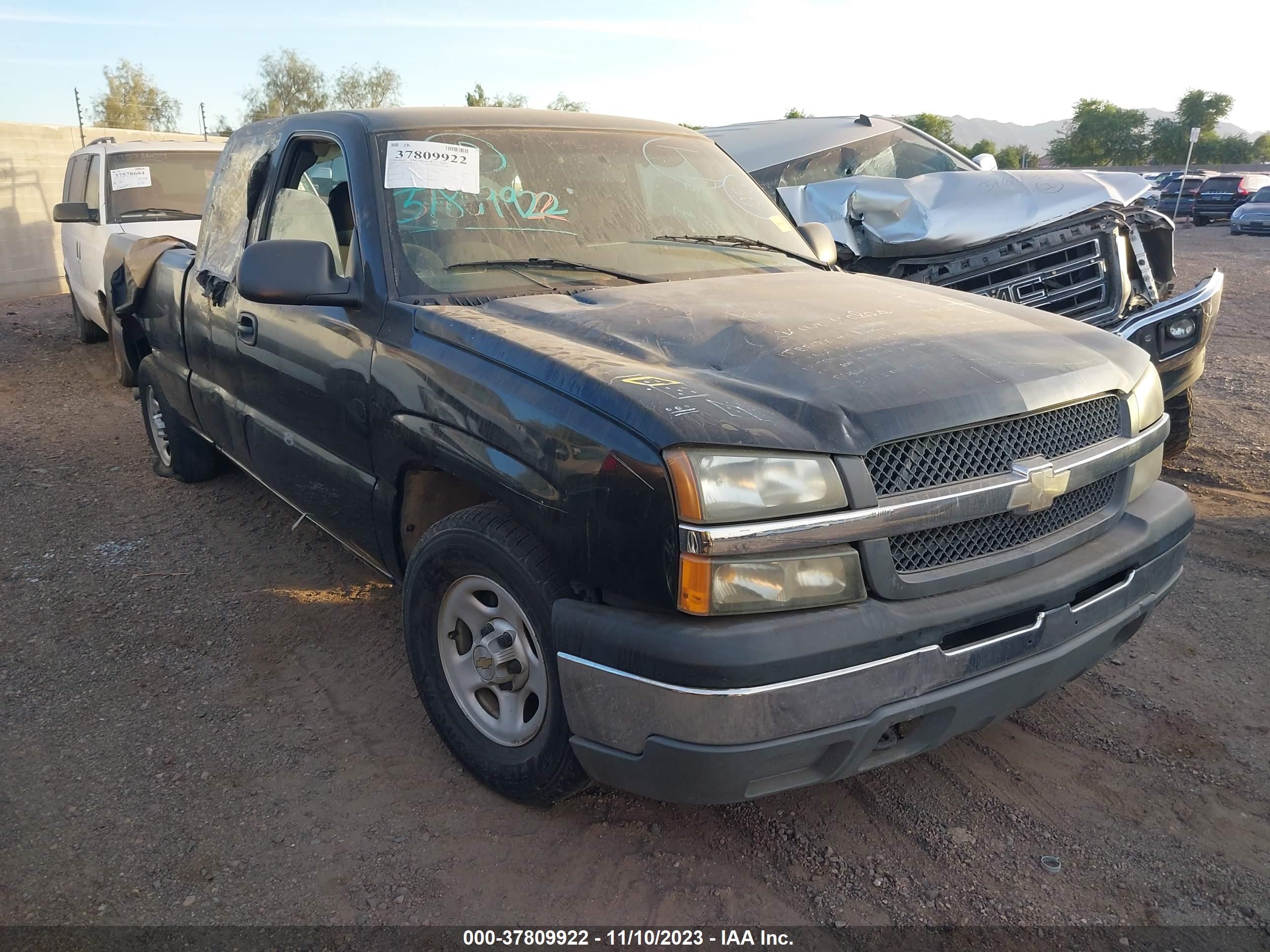 CHEVROLET SILVERADO 2004 1gcec19x54z352804