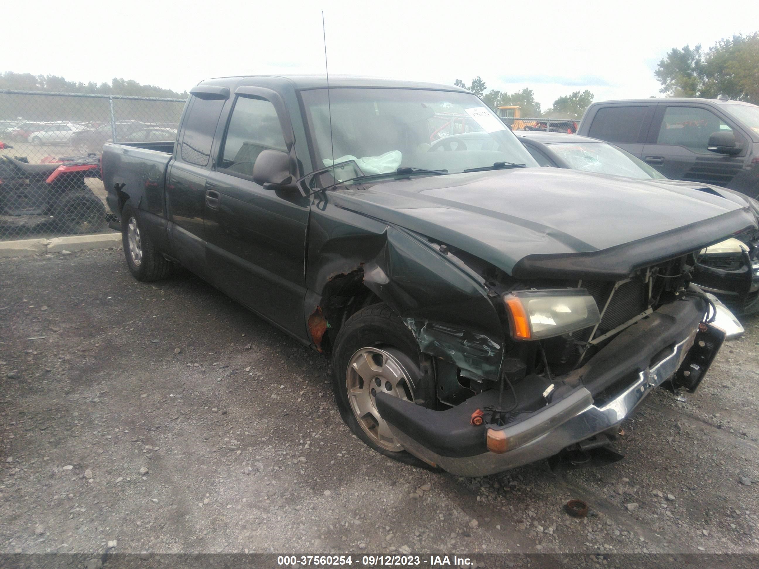 CHEVROLET SILVERADO 2005 1gcec19x65z168490