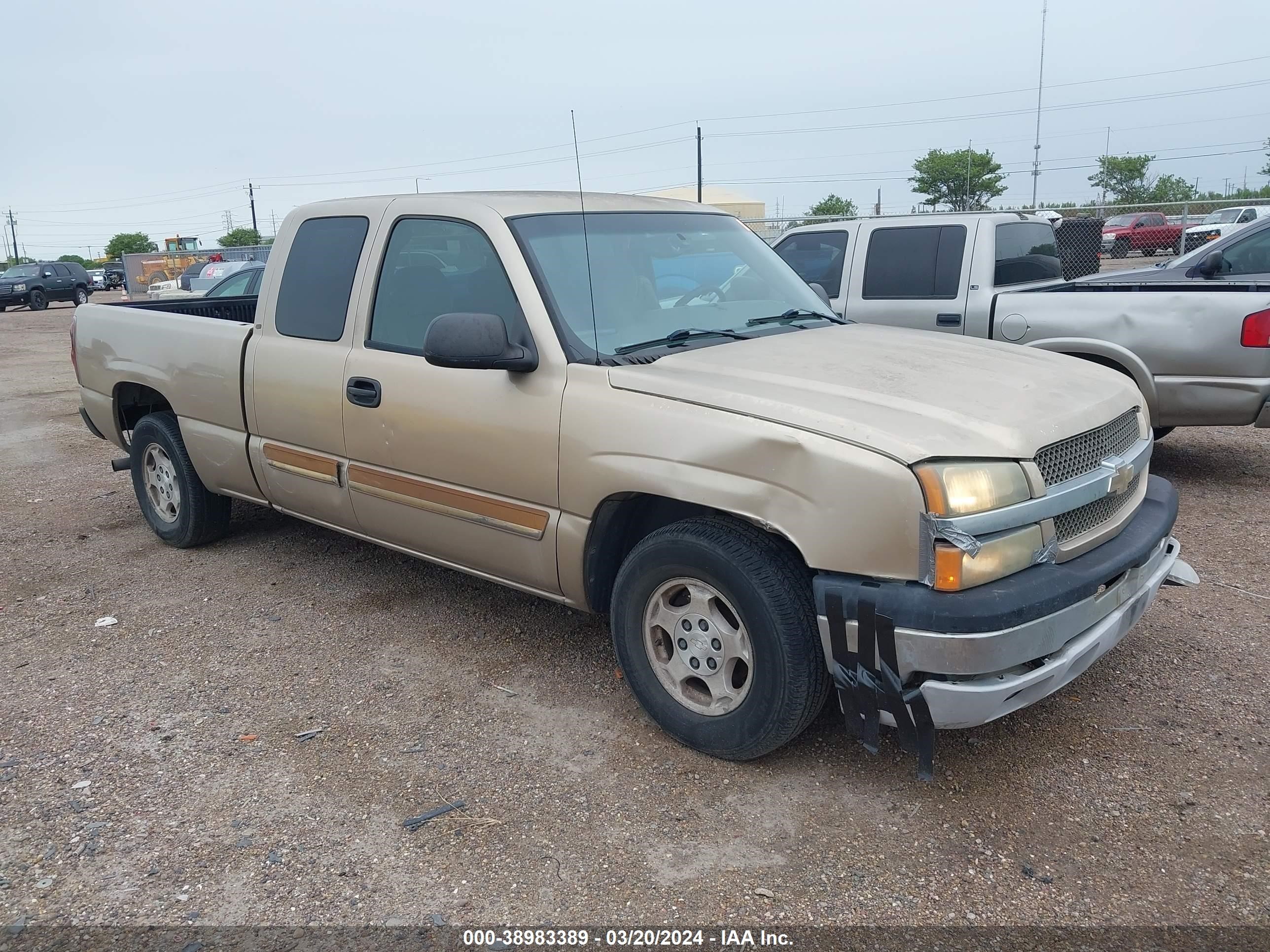 CHEVROLET SILVERADO 2004 1gcec19x74z201530