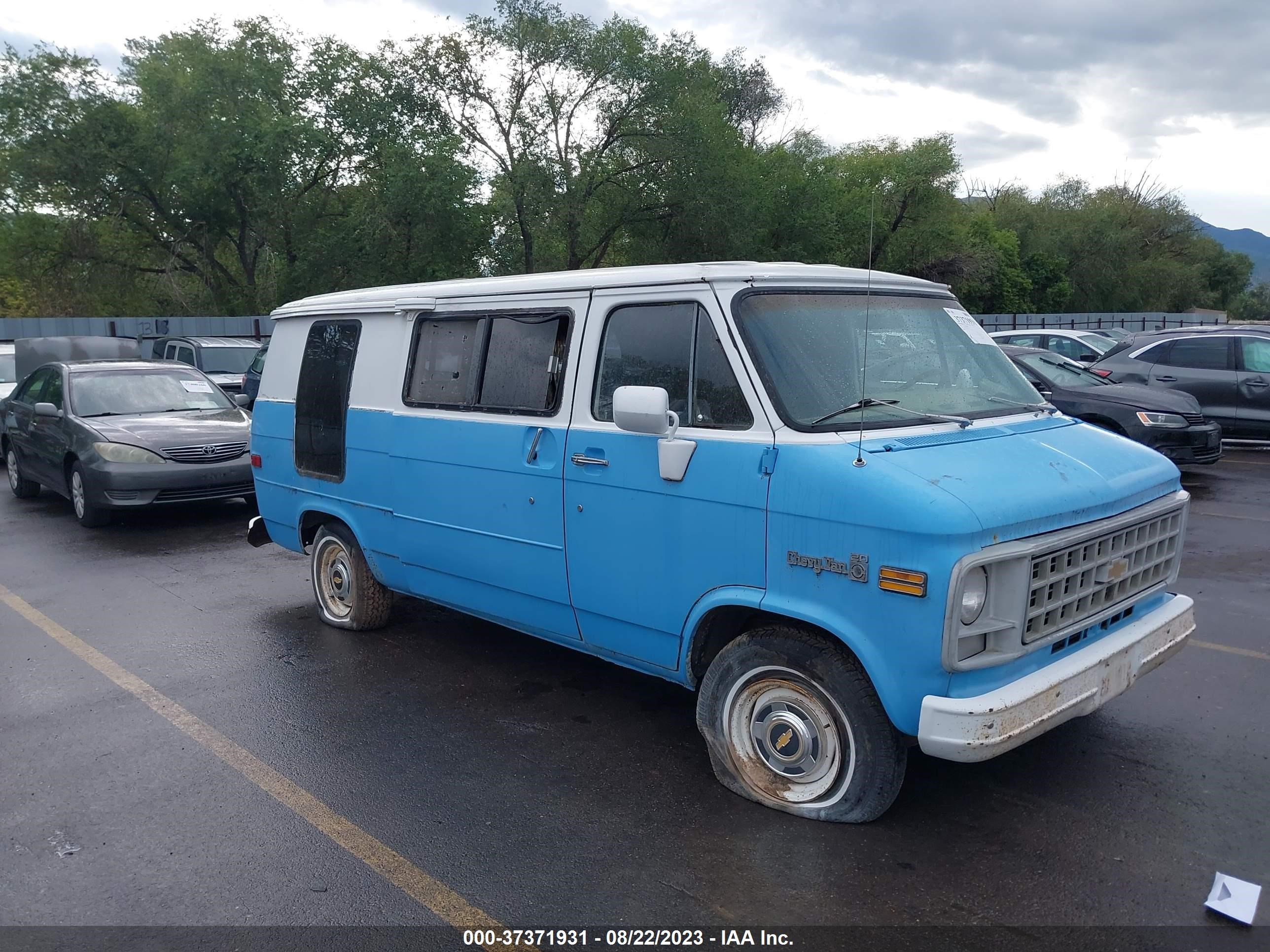 CHEVROLET VAN 1981 1gceg25h7b7101283