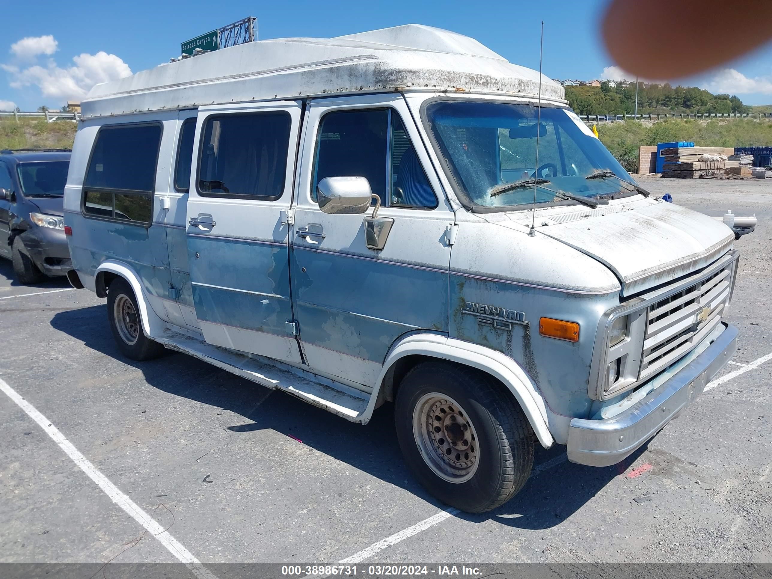 CHEVROLET VAN 1989 1gceg25k3k7139850