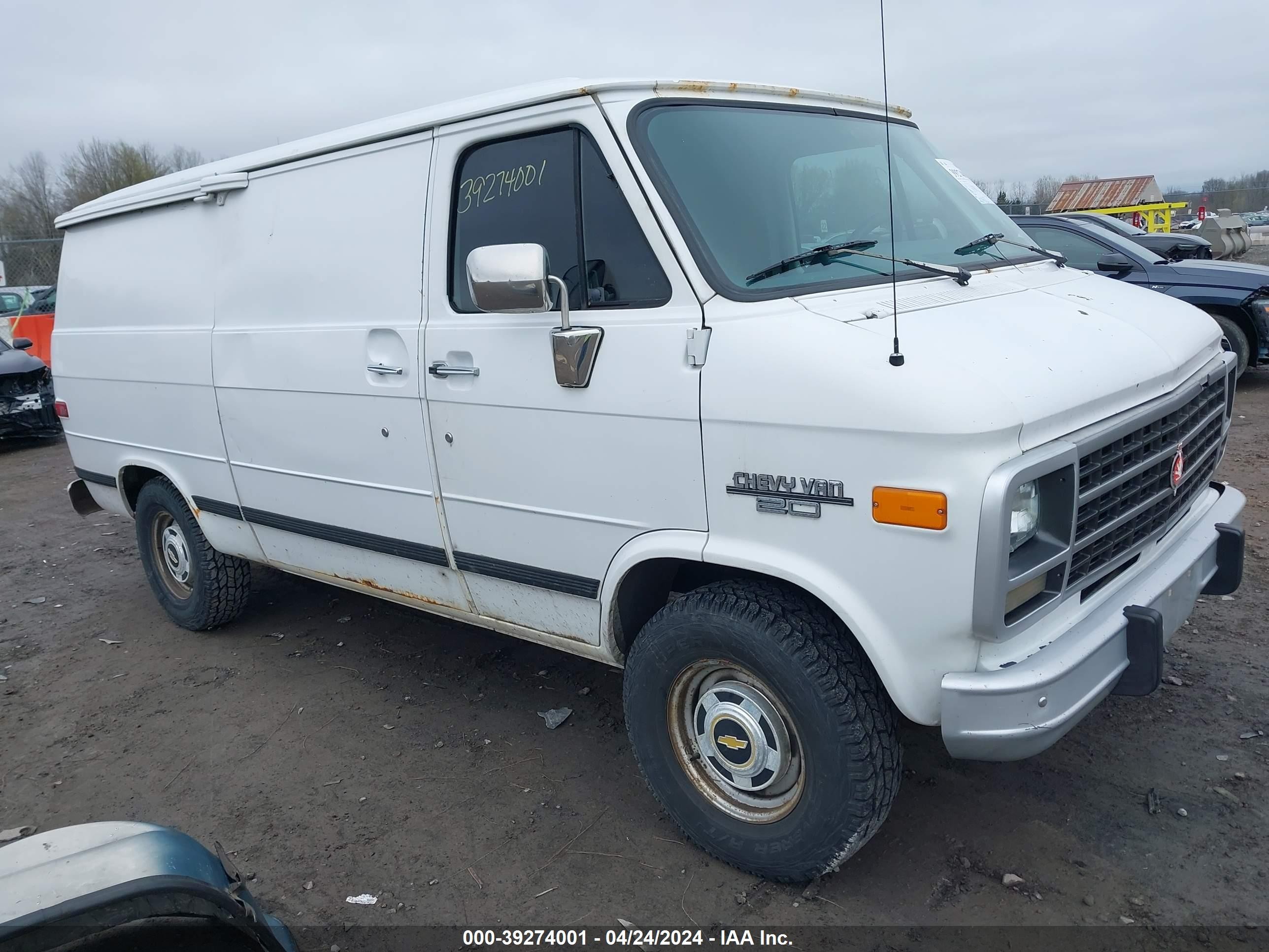 CHEVROLET VAN 1995 1gceg25k7sf235860