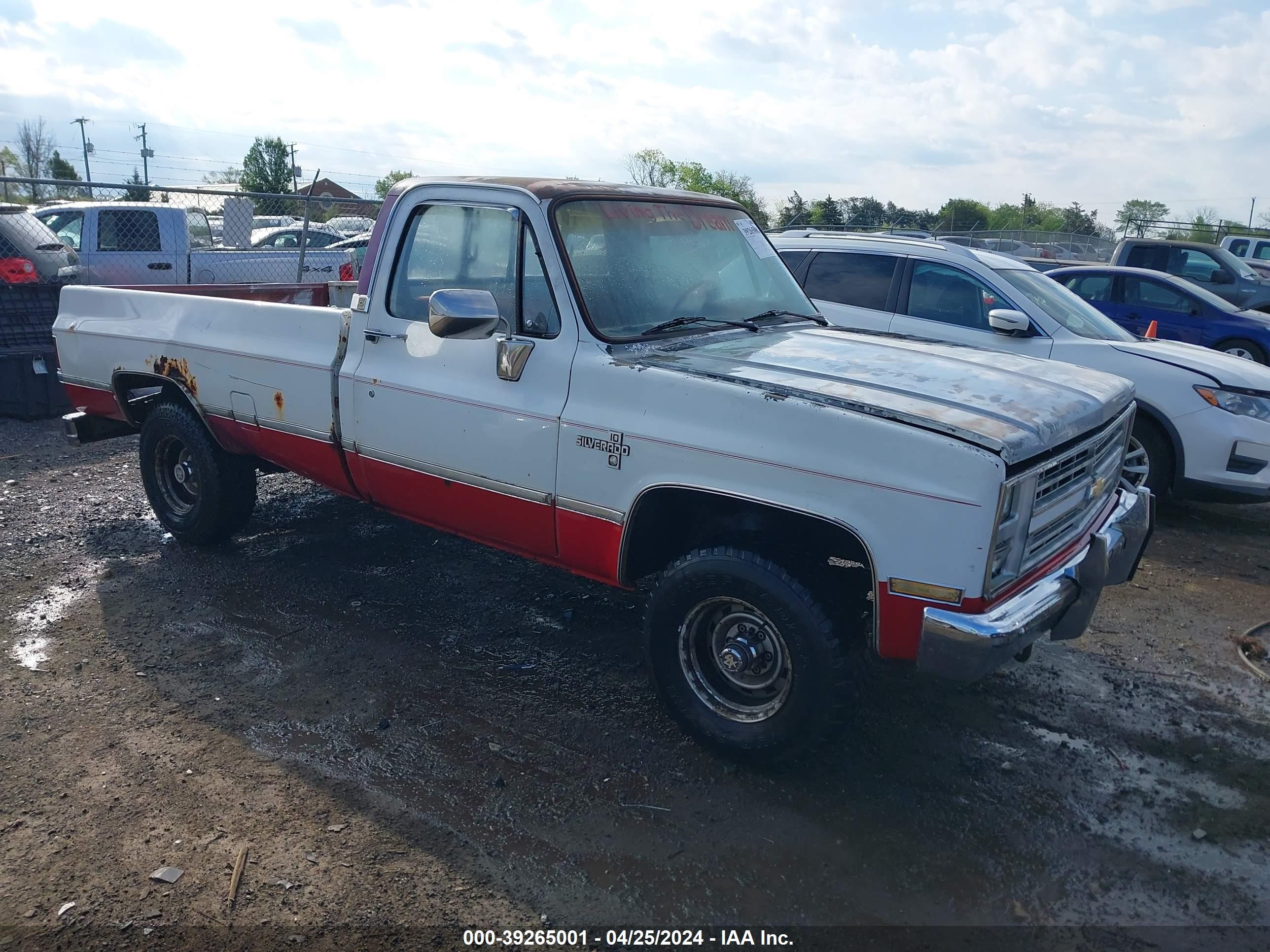 CHEVROLET K10 1986 1gcek14hxgf415727