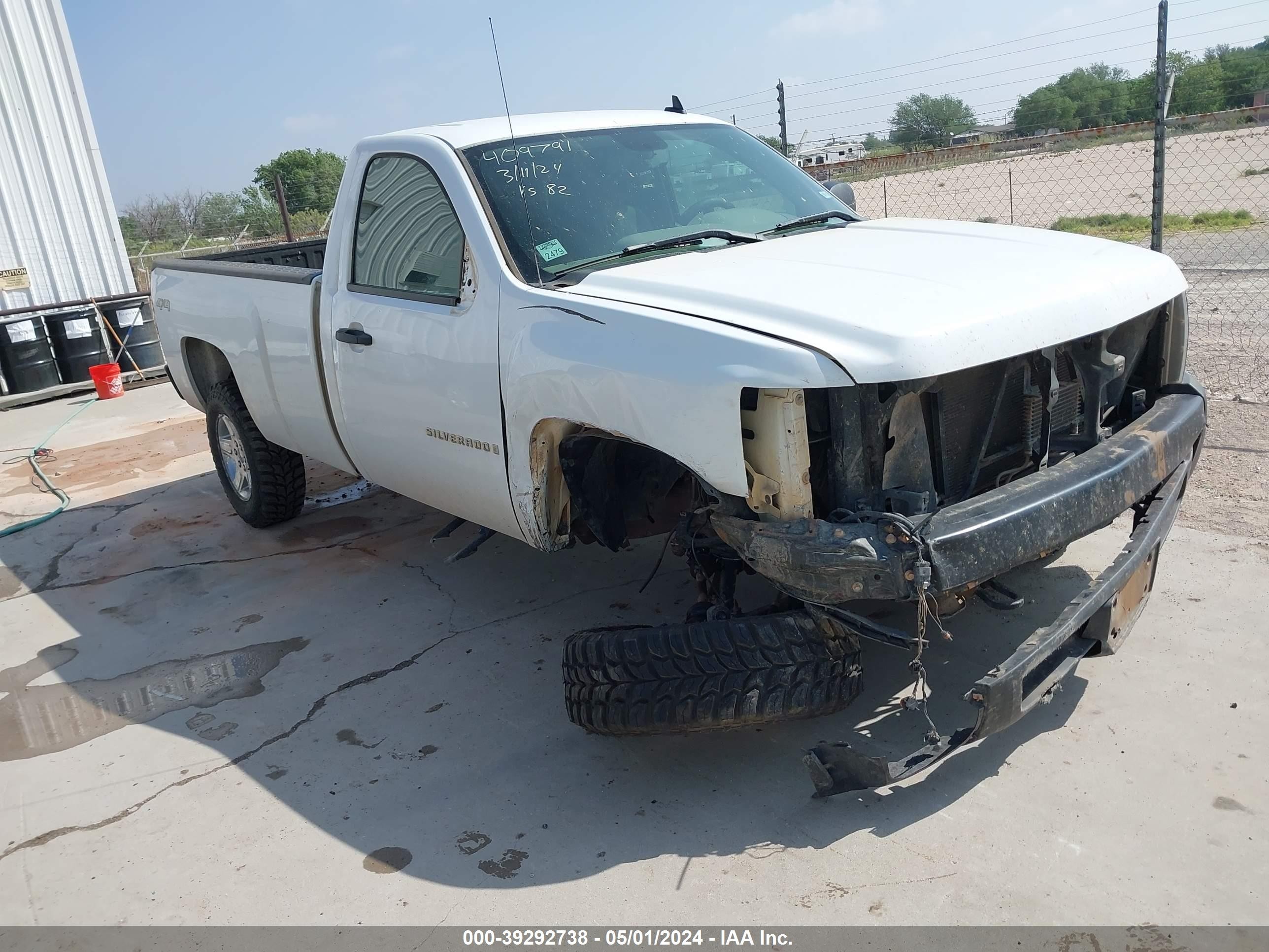 CHEVROLET SILVERADO 2008 1gcek14j38z217722