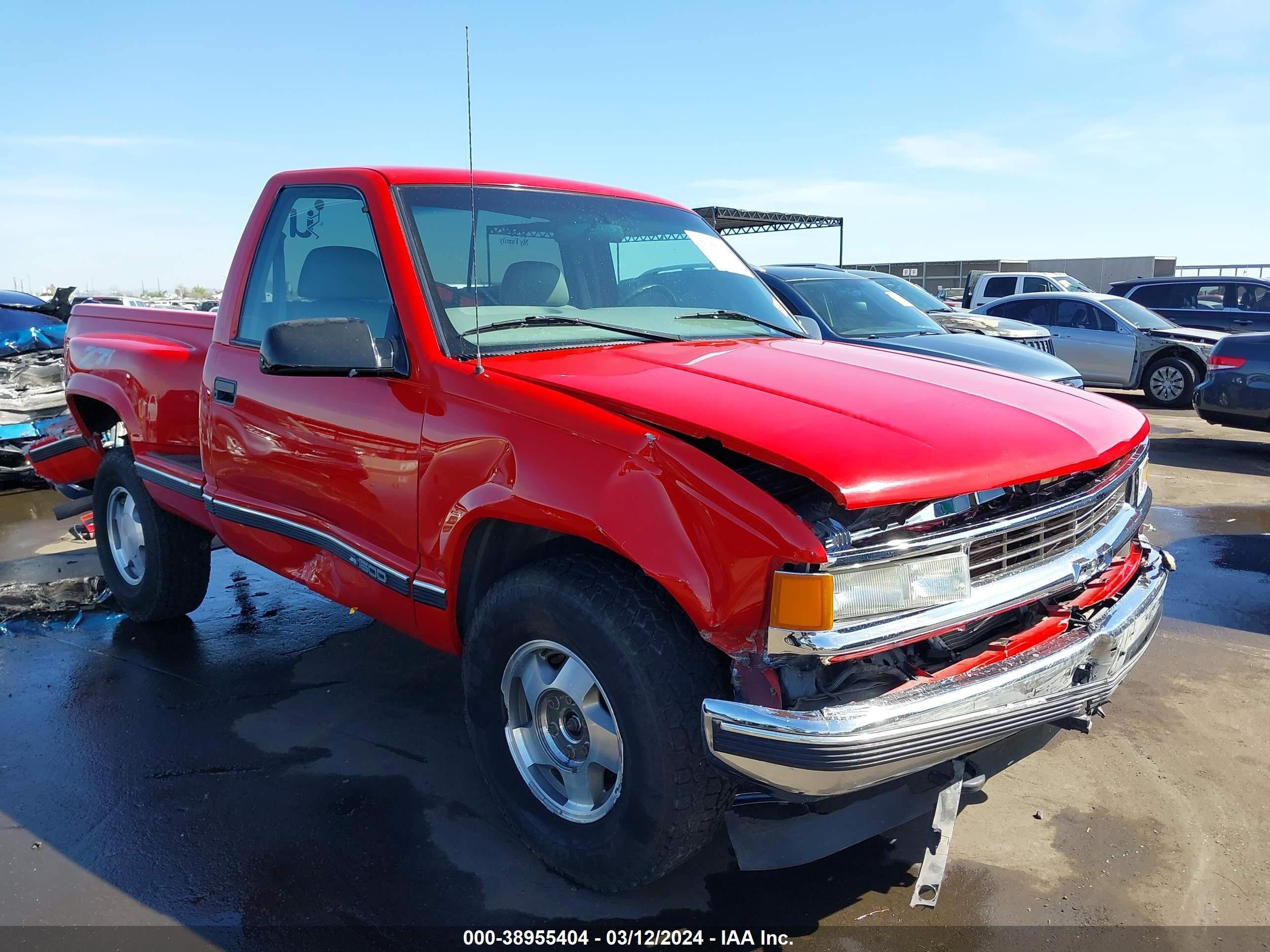 CHEVROLET S-10 PICKUP 1997 1gcek14r8vz186081