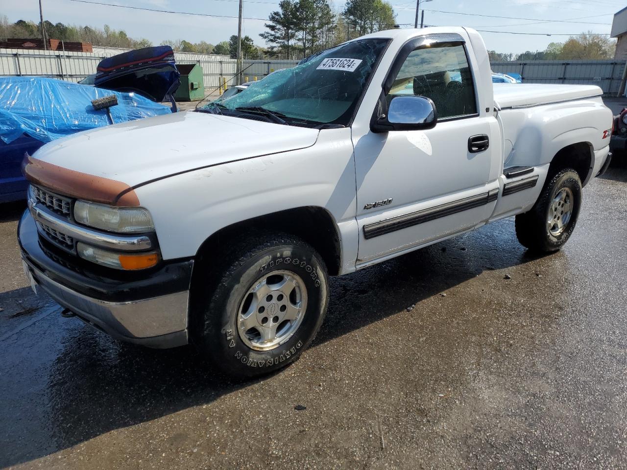 CHEVROLET SILVERADO 2001 1gcek14t21z237287