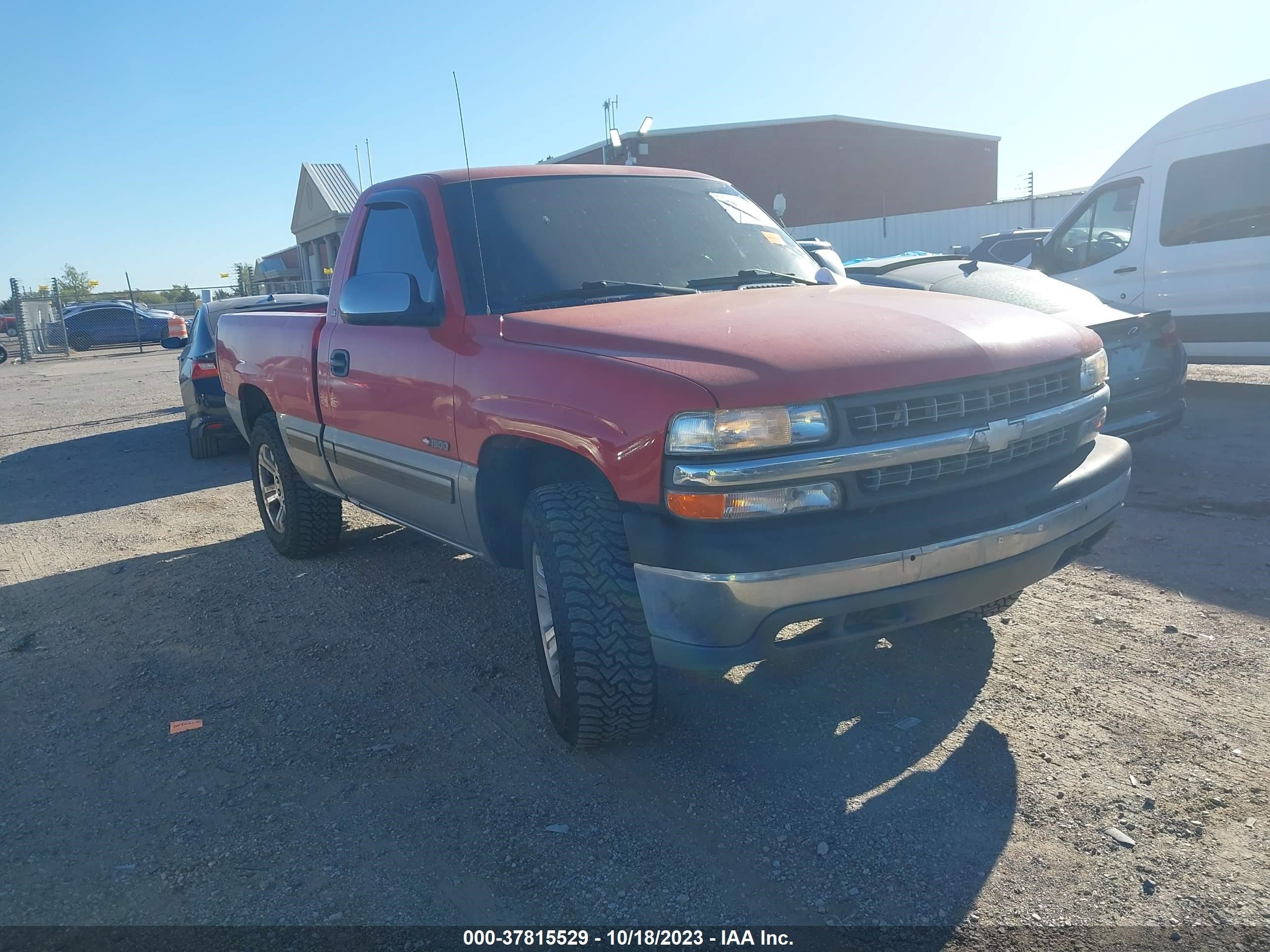 CHEVROLET SILVERADO 2002 1gcek14t22z218921