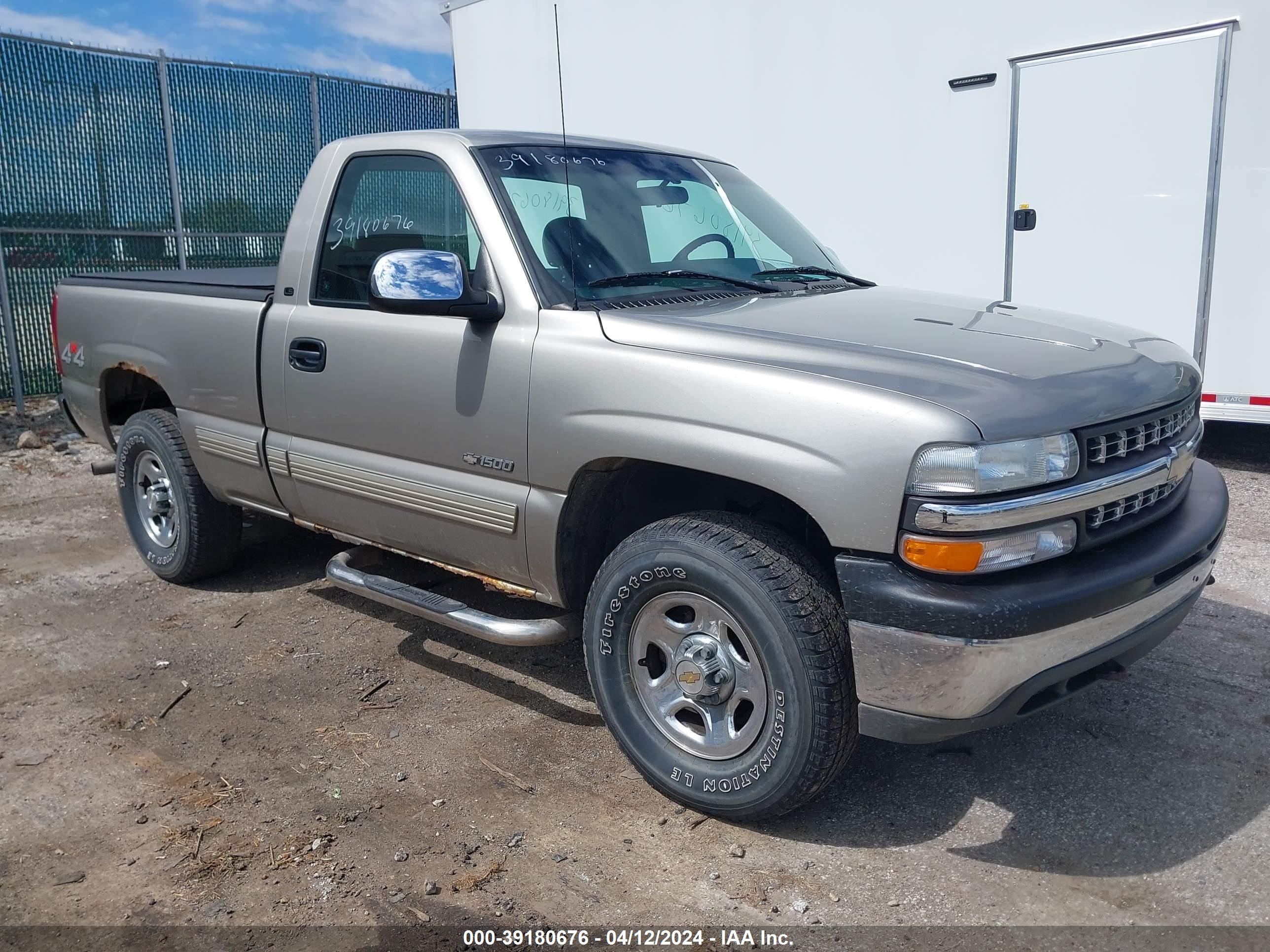 CHEVROLET SILVERADO 1999 1gcek14t2xz160218