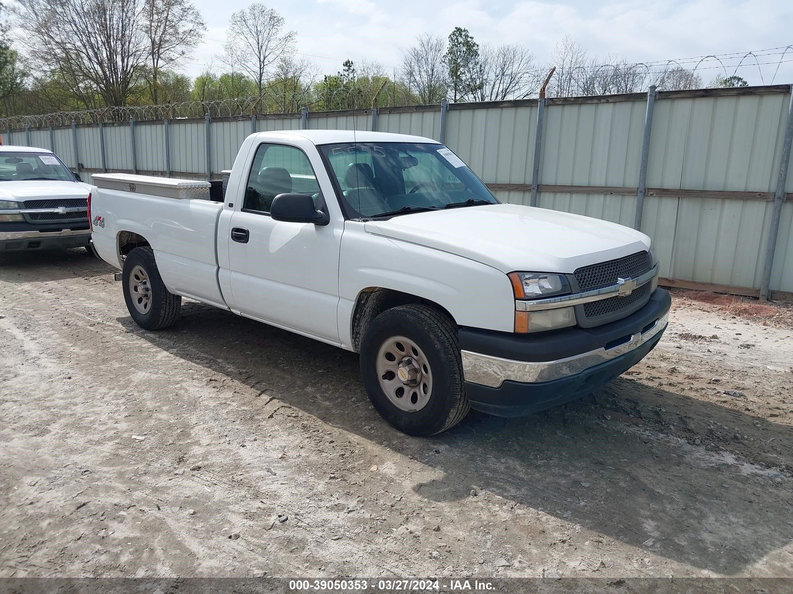 CHEVROLET SILVERADO 2005 1gcek14t45z249656