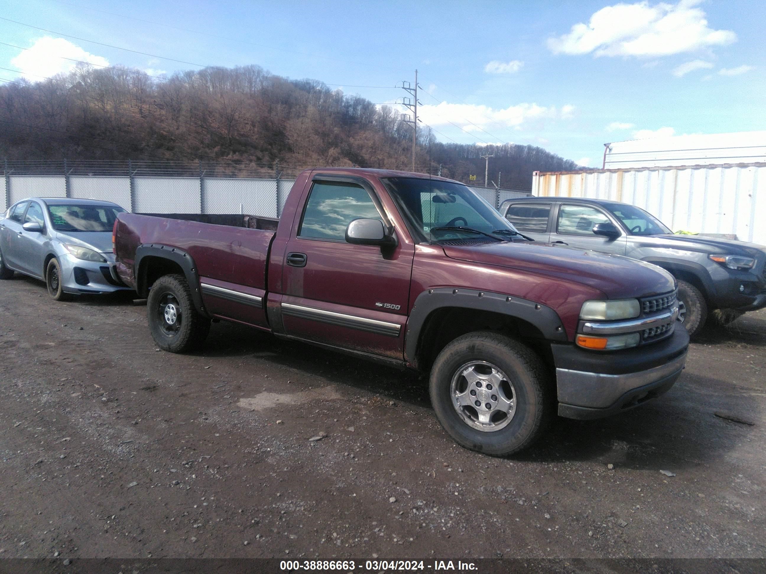 CHEVROLET SILVERADO 1999 1gcek14t4xz198159