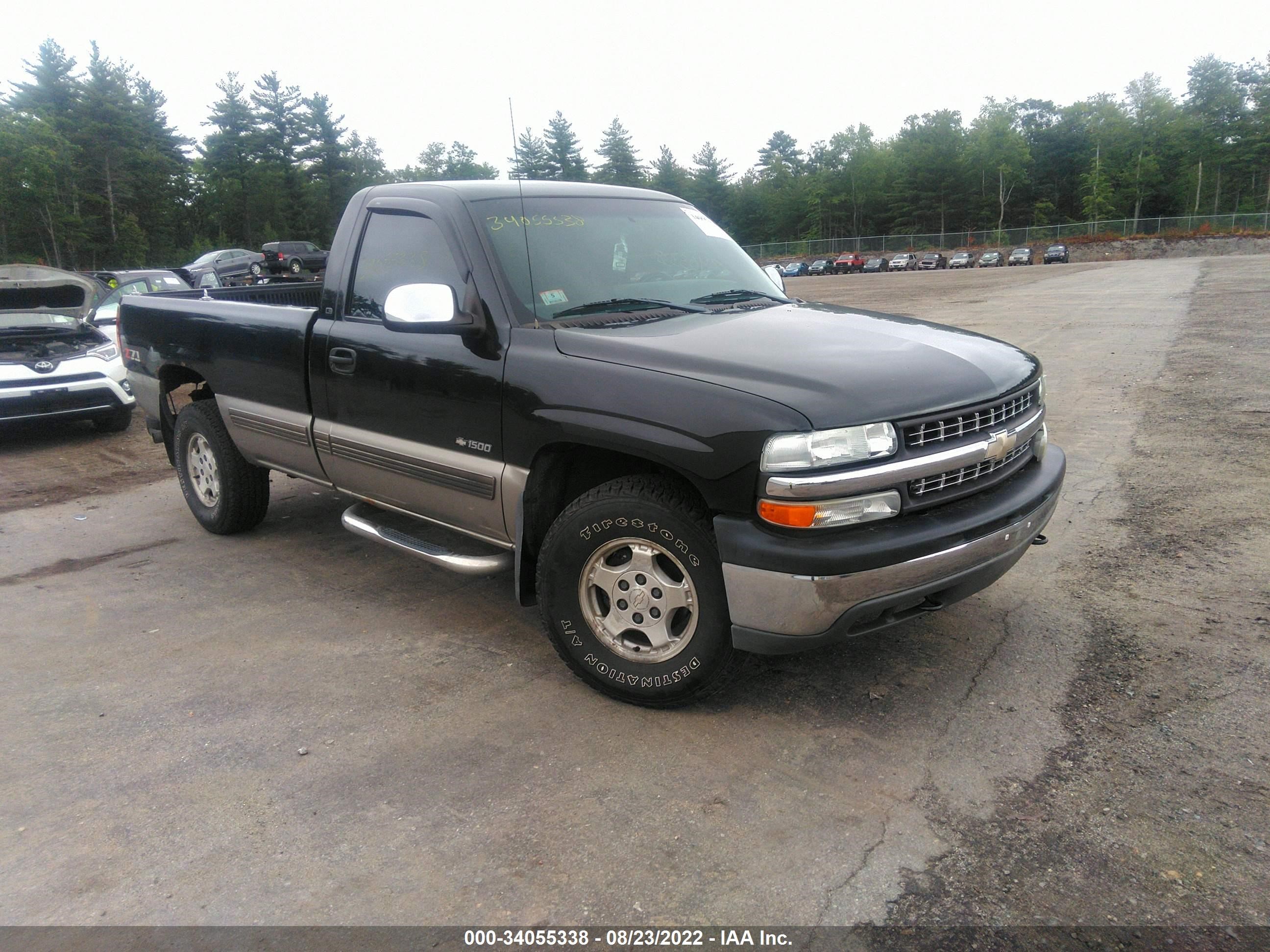 CHEVROLET SILVERADO 2002 1gcek14t72z273185