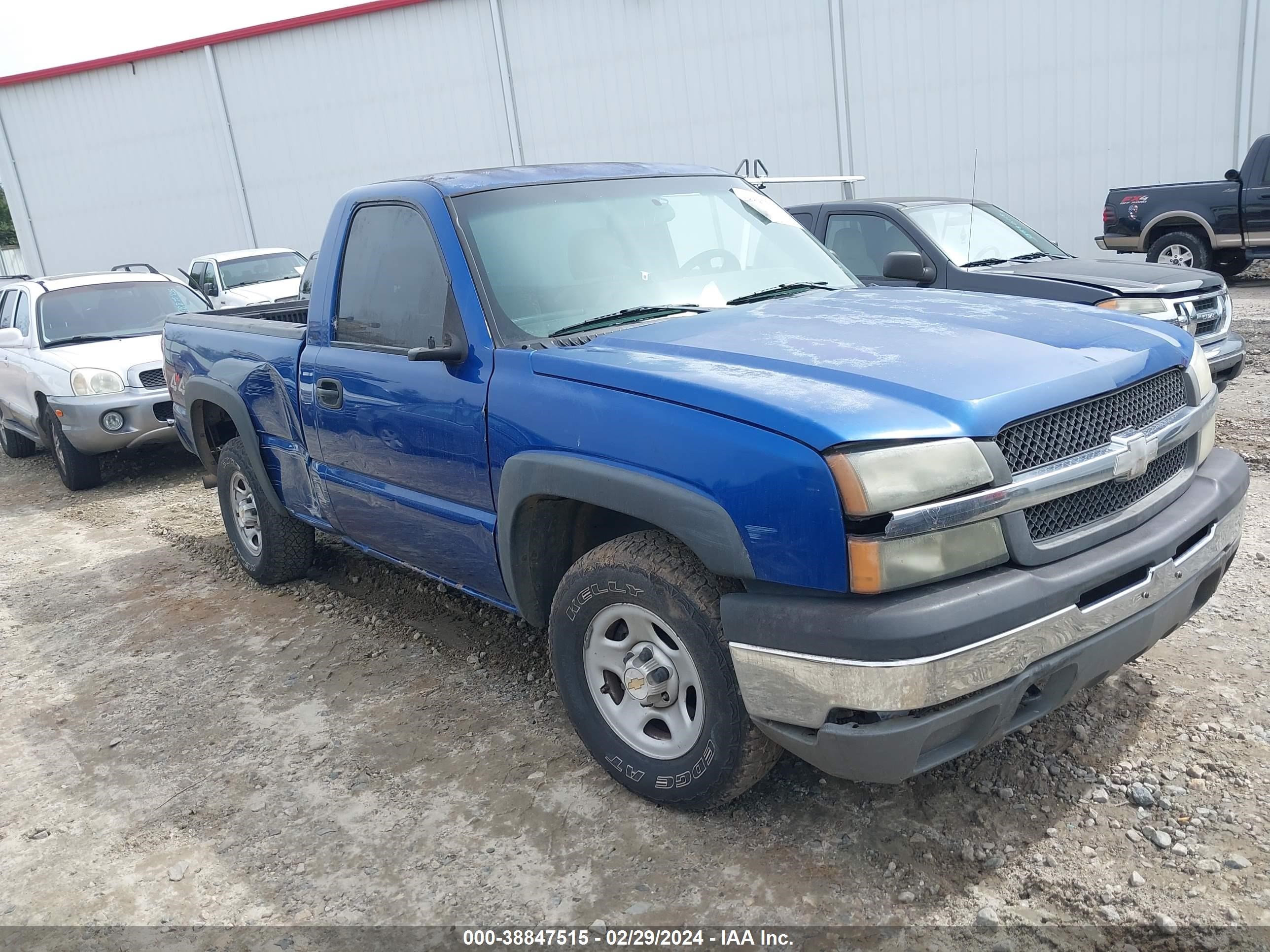 CHEVROLET SILVERADO 2003 1gcek14t93z203298