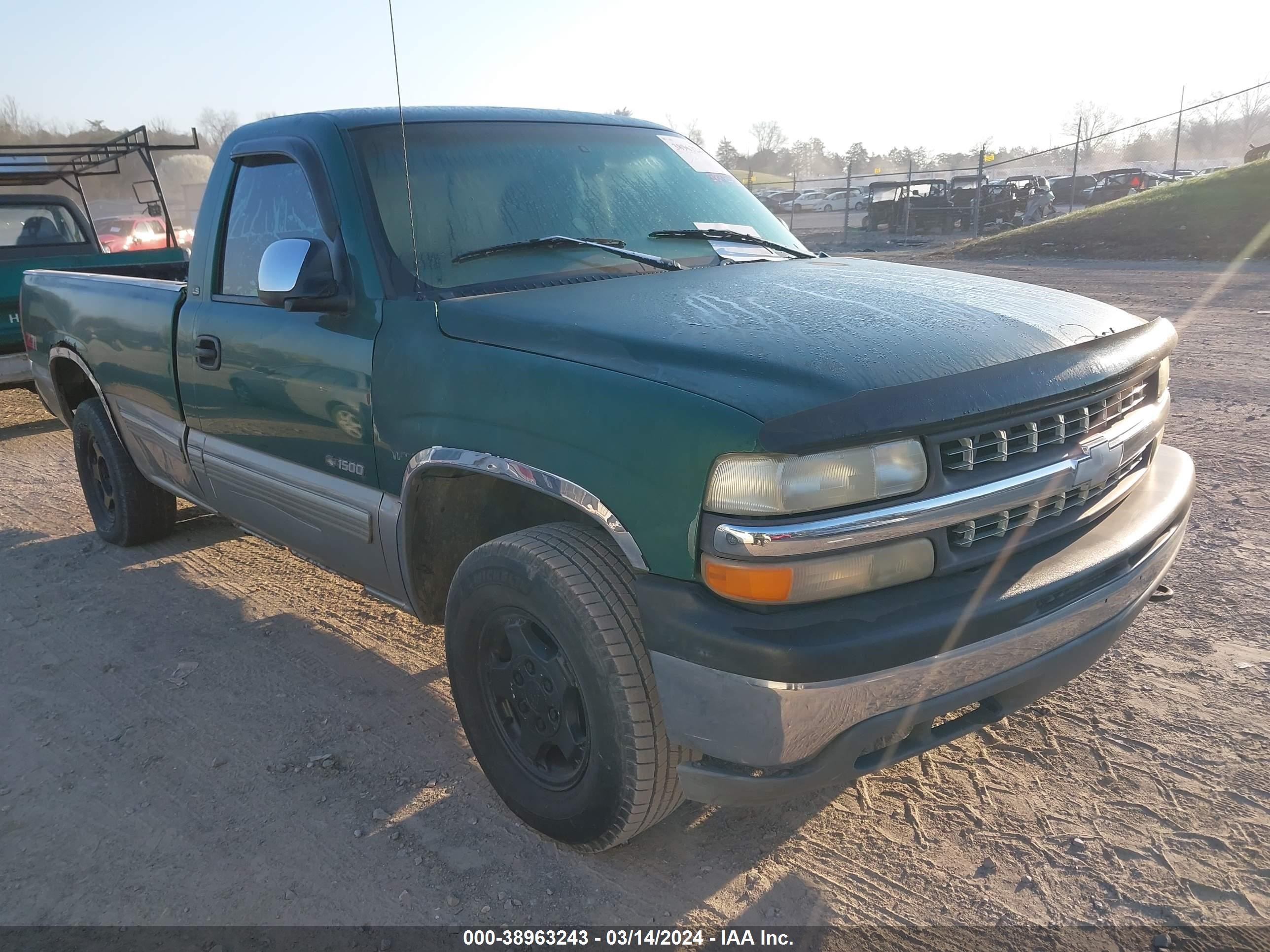 CHEVROLET SILVERADO 1999 1gcek14t9xe107961