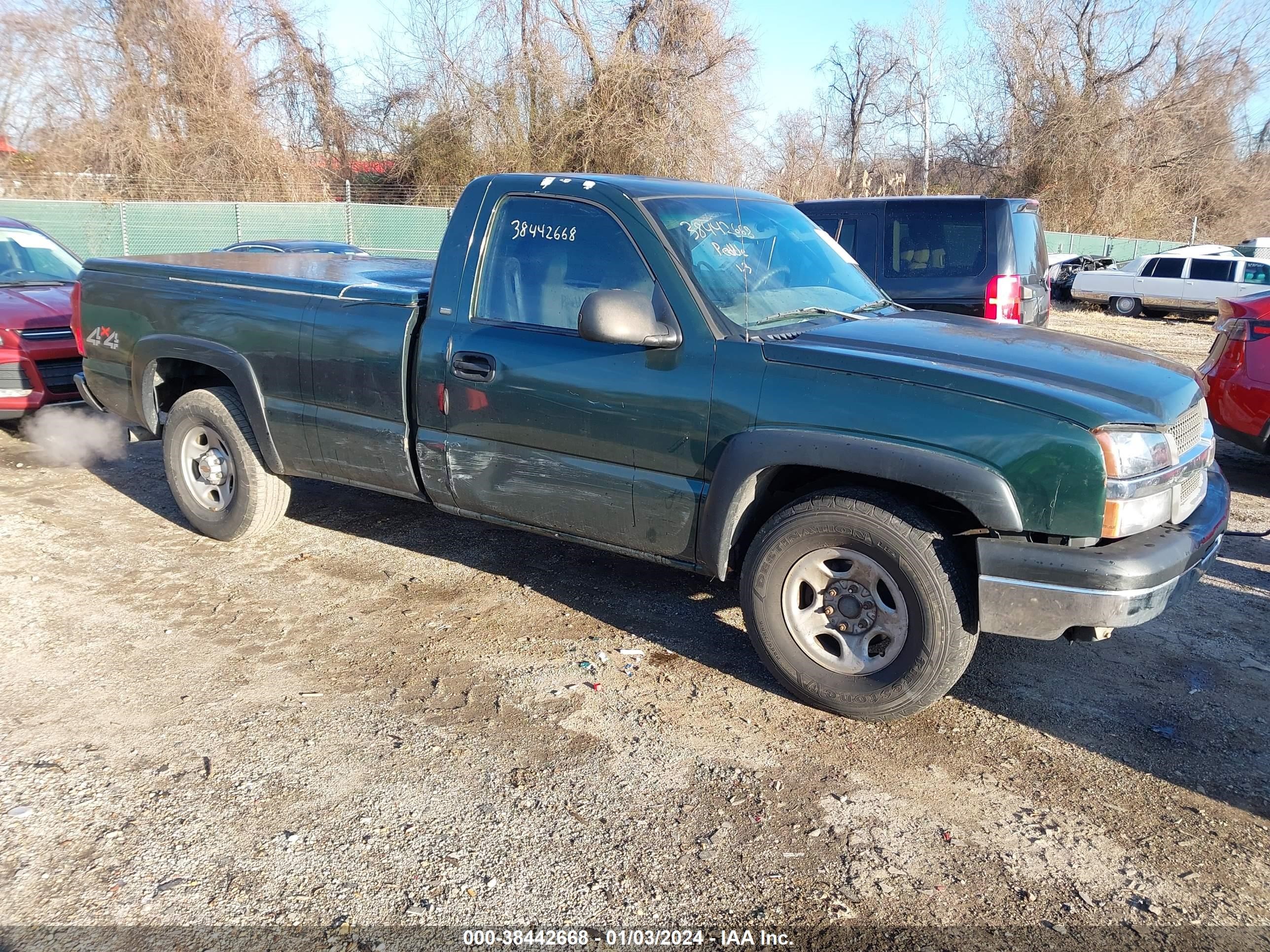 CHEVROLET SILVERADO 2003 1gcek14v03z175876