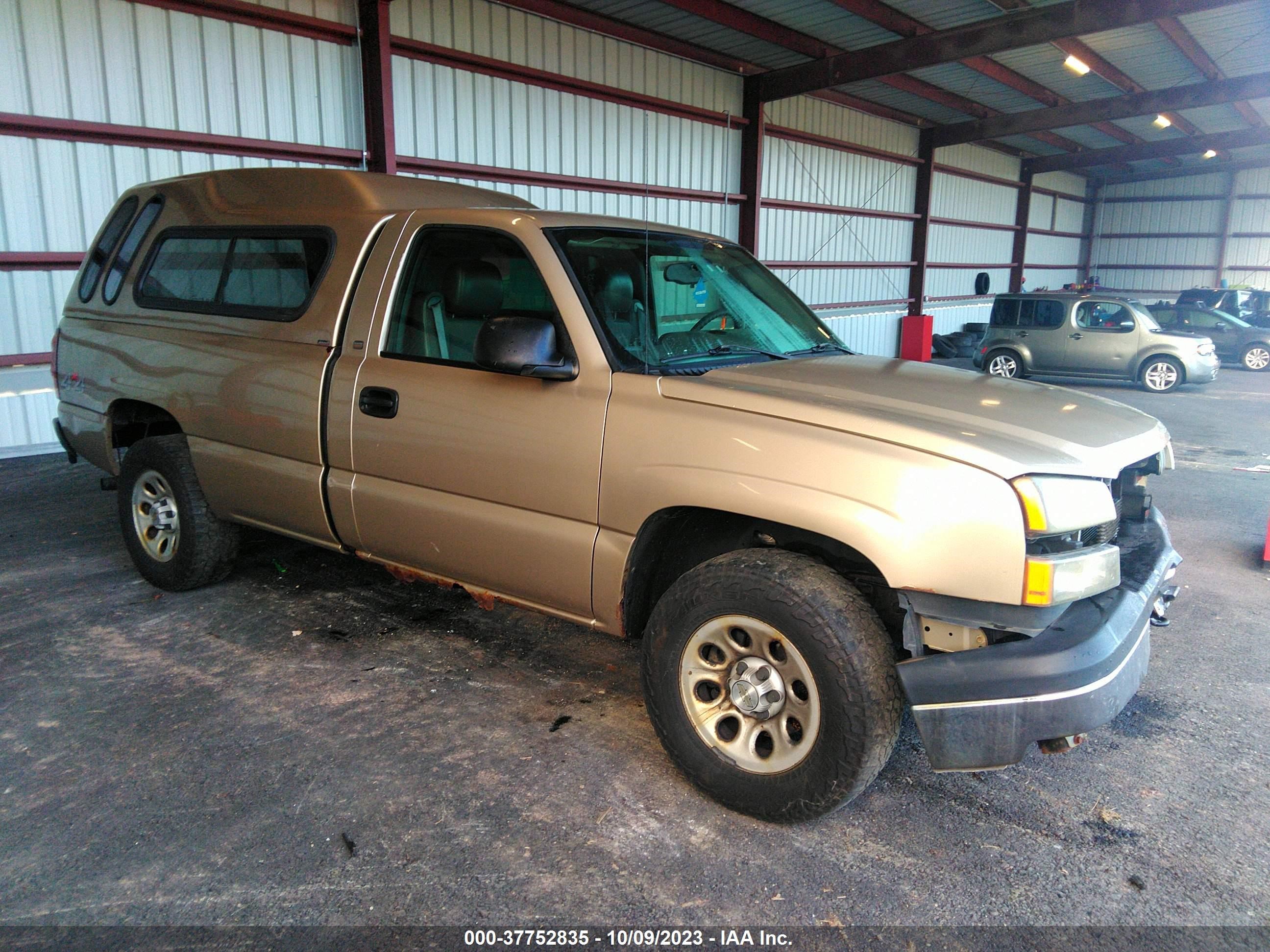 CHEVROLET SILVERADO 2005 1gcek14v35z318290