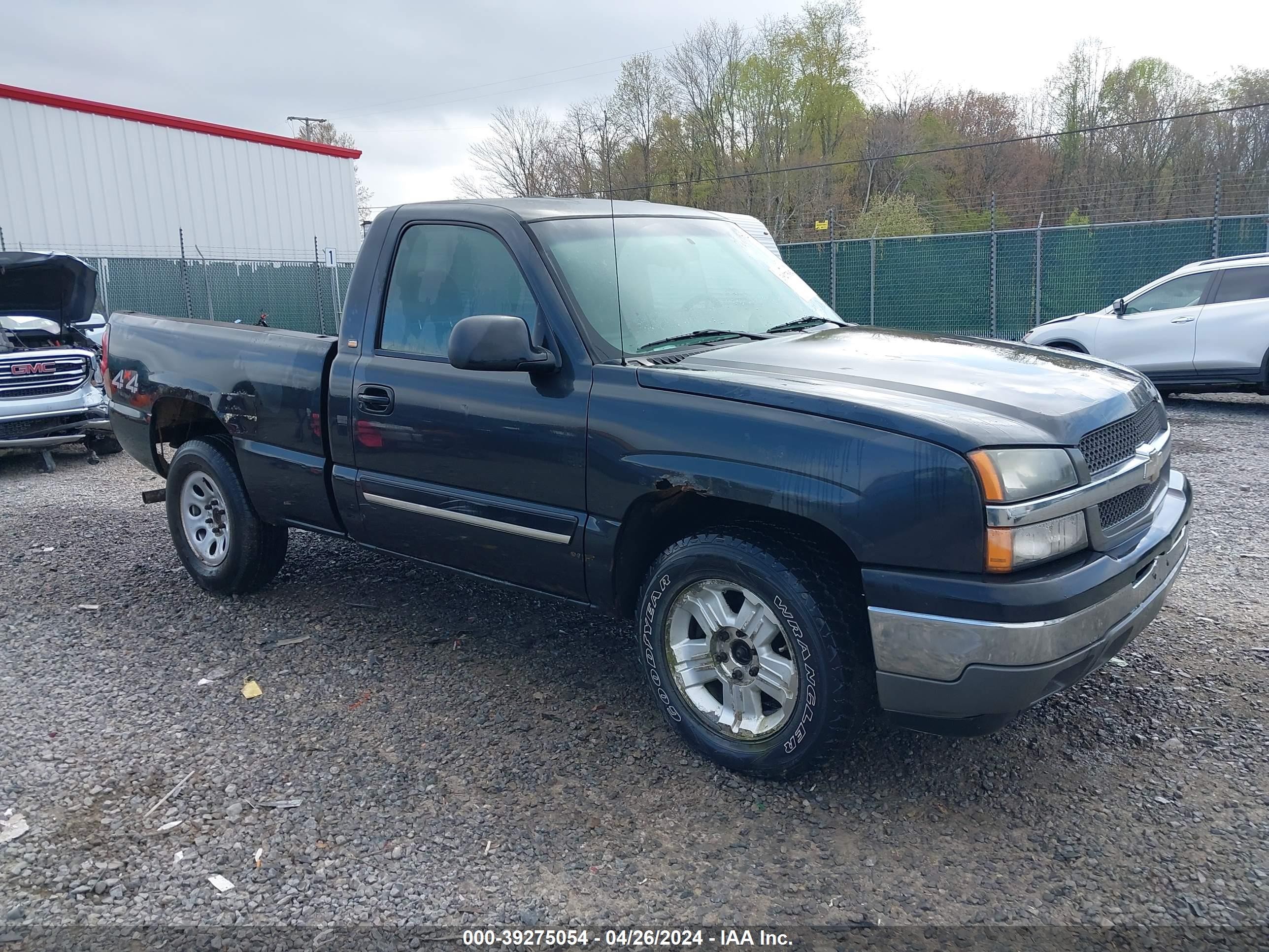 CHEVROLET SILVERADO 2005 1gcek14v45z111617