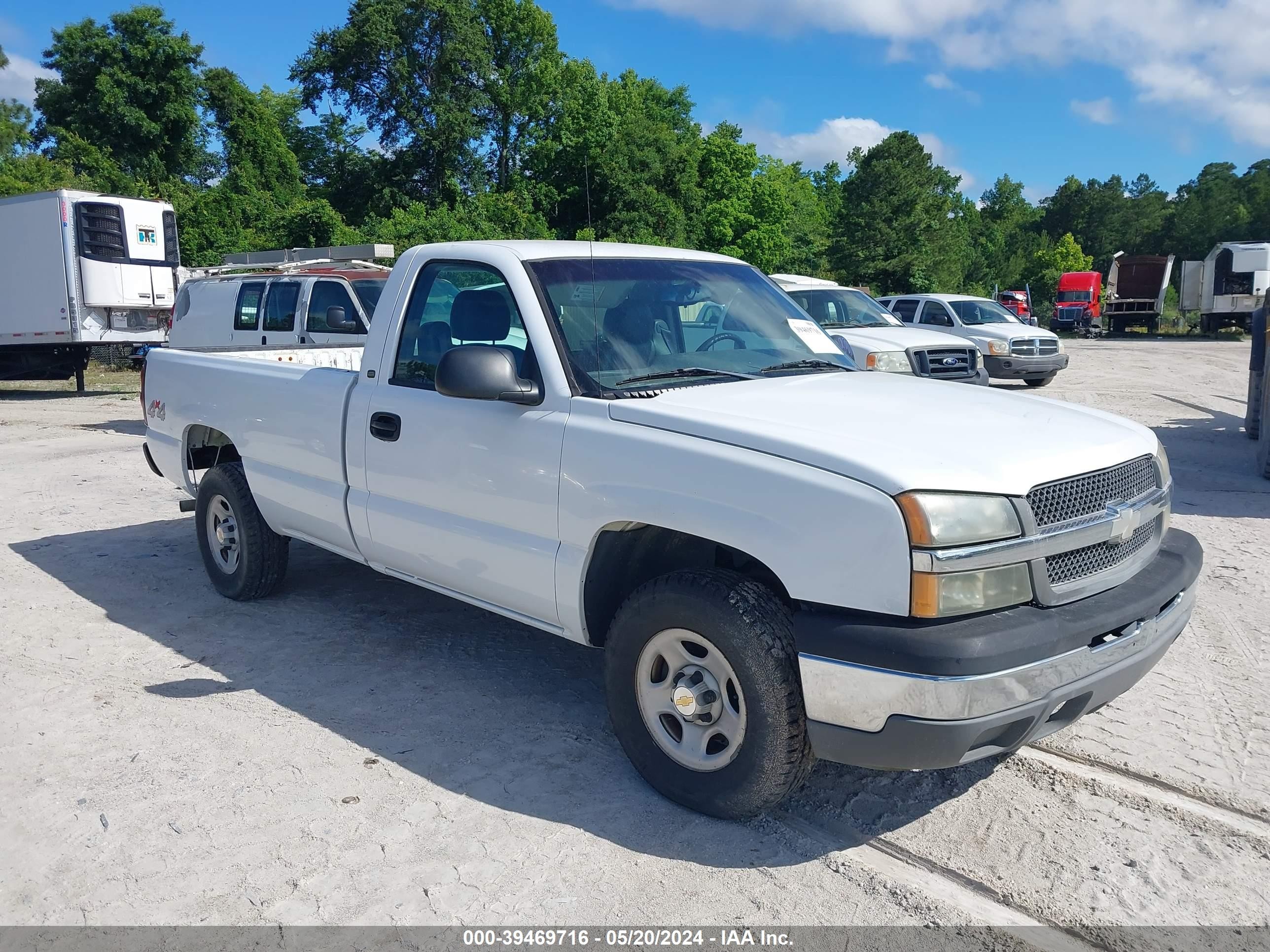 CHEVROLET SILVERADO 2004 1gcek14v64z250145