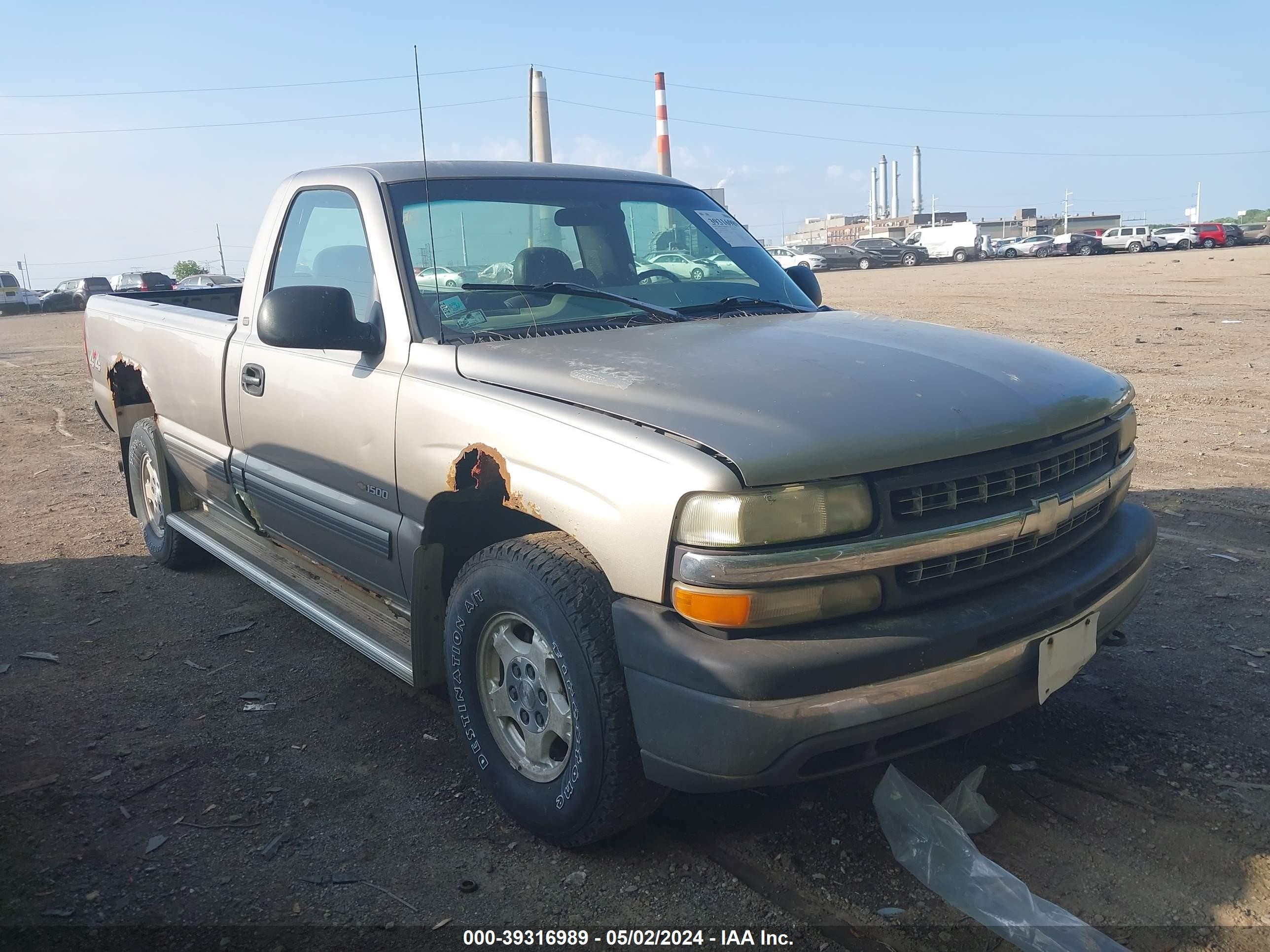 CHEVROLET SILVERADO 2000 1gcek14w4ye236590