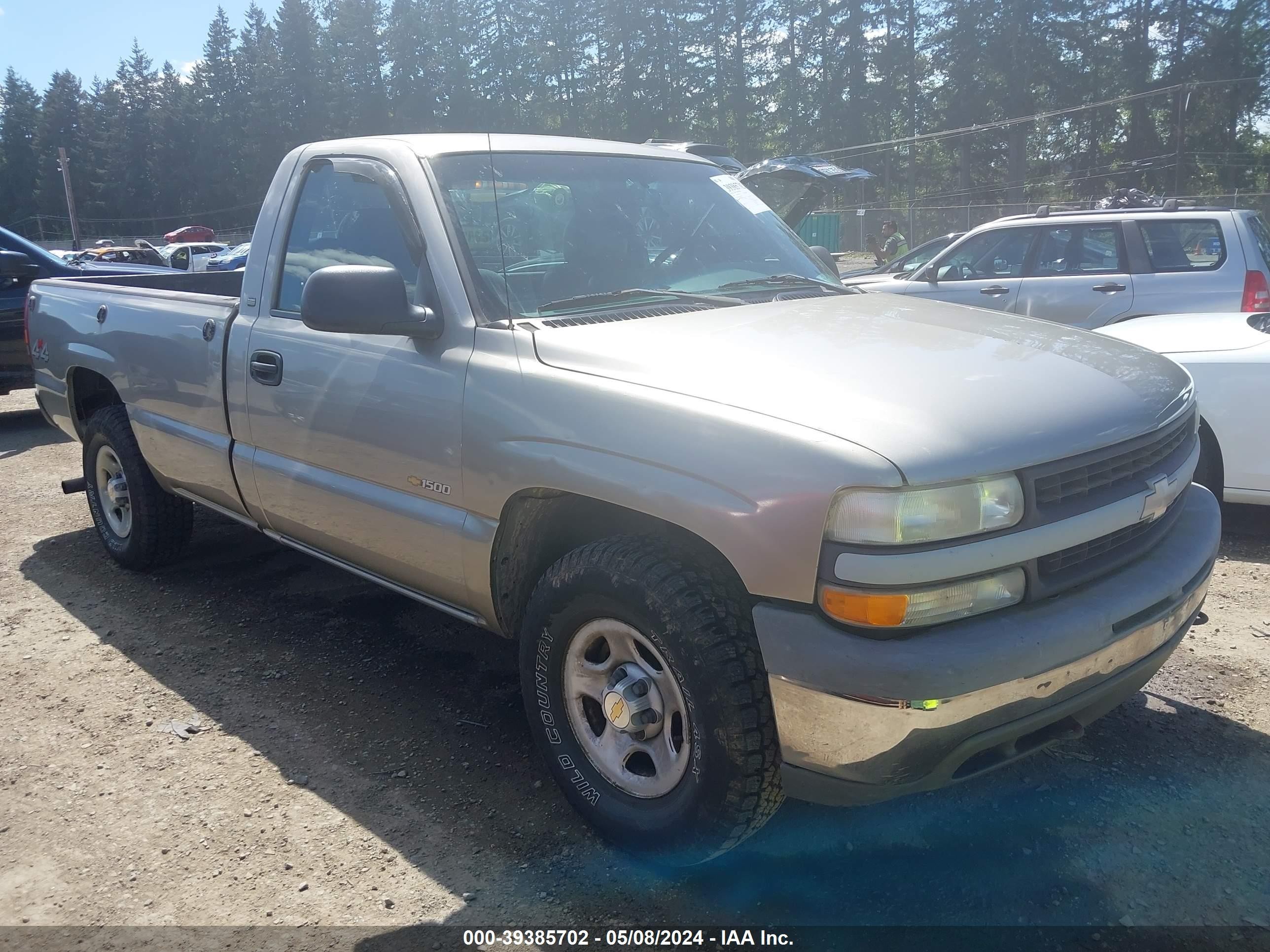 CHEVROLET SILVERADO 2002 1gcek14wx2z267634