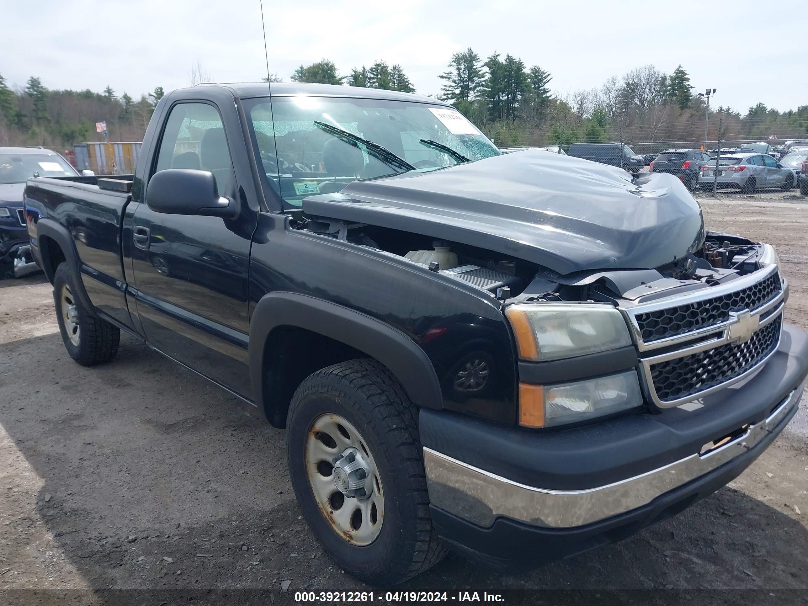 CHEVROLET SILVERADO 2006 1gcek14x66z113565