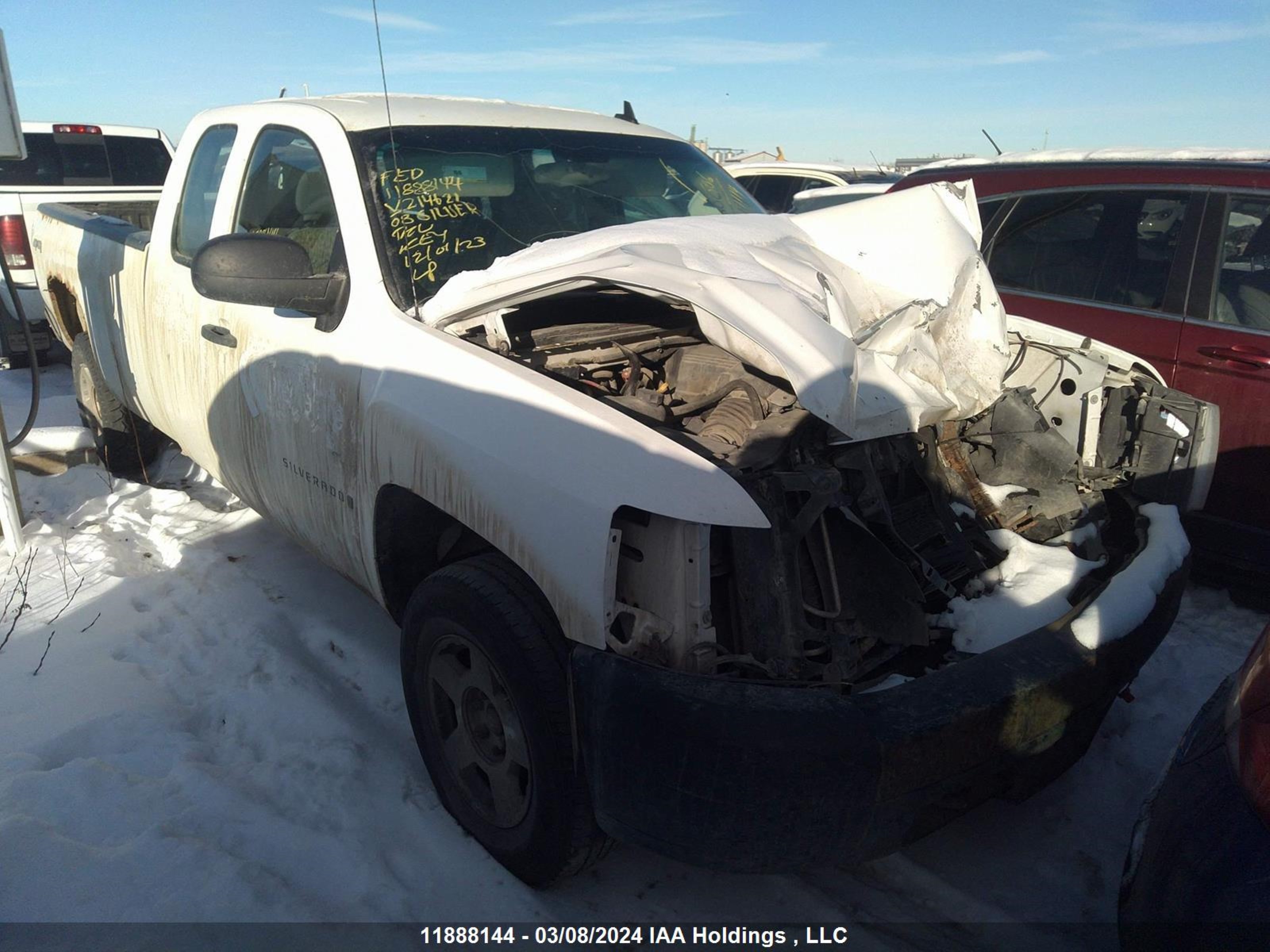 CHEVROLET SILVERADO 2008 1gcek19058e214621