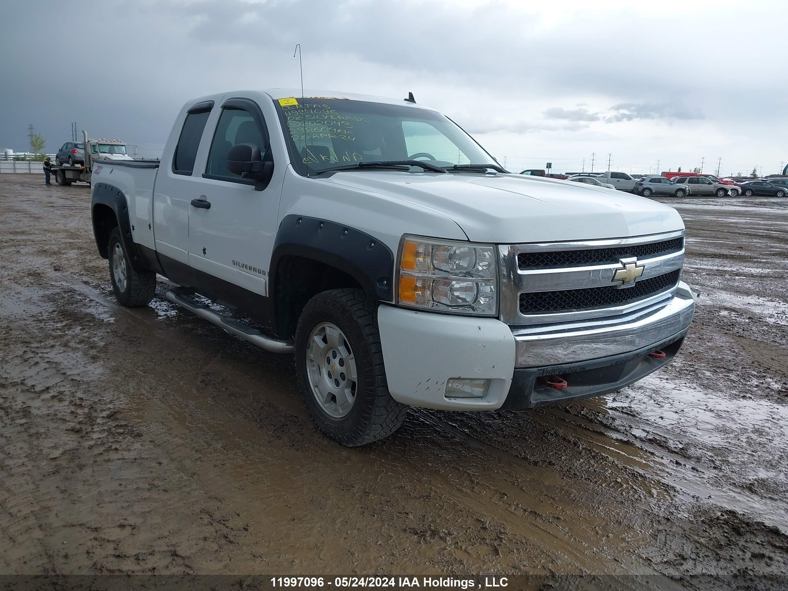 CHEVROLET SILVERADO 2008 1gcek19078z202043