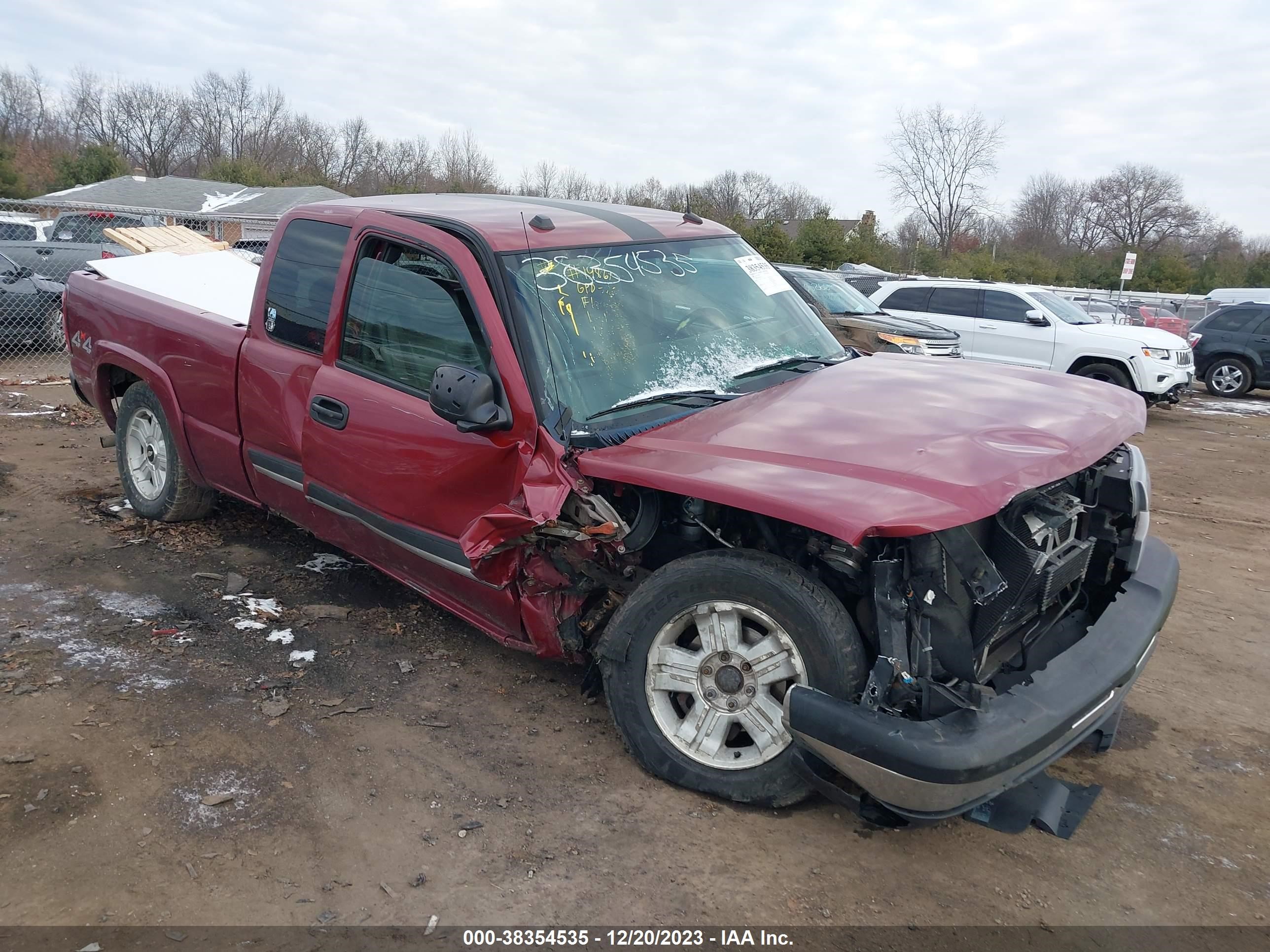 CHEVROLET SILVERADO 2005 1gcek19b45e174240