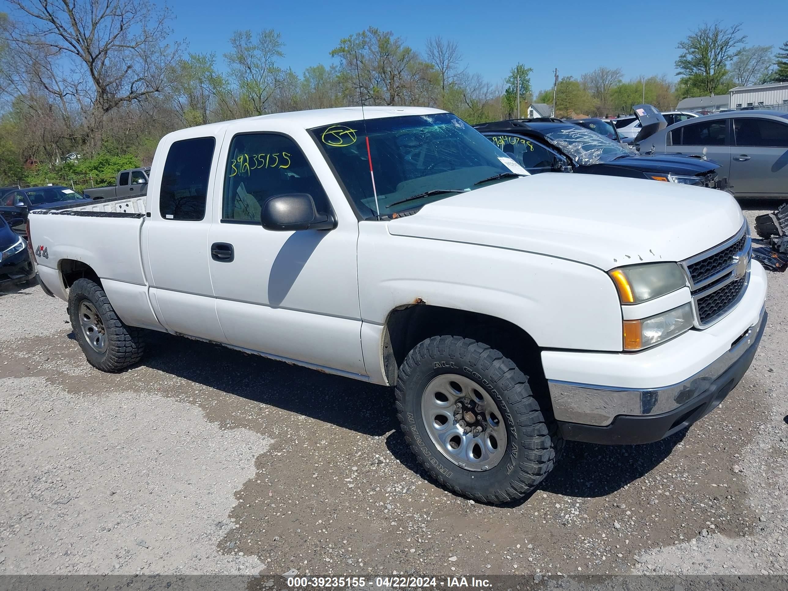 CHEVROLET SILVERADO 2006 1gcek19b46z275658