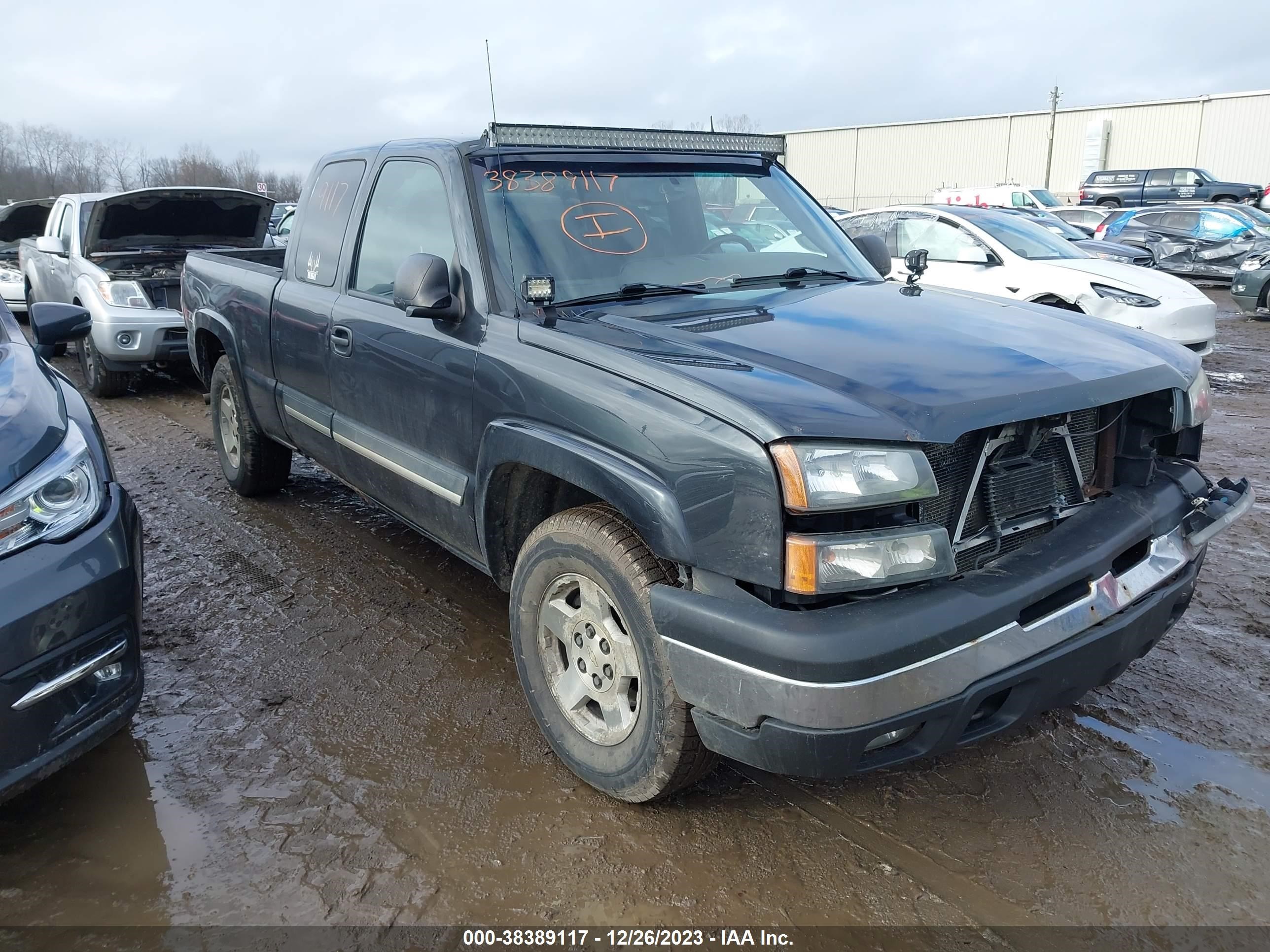 CHEVROLET SILVERADO 2005 1gcek19b55e166843