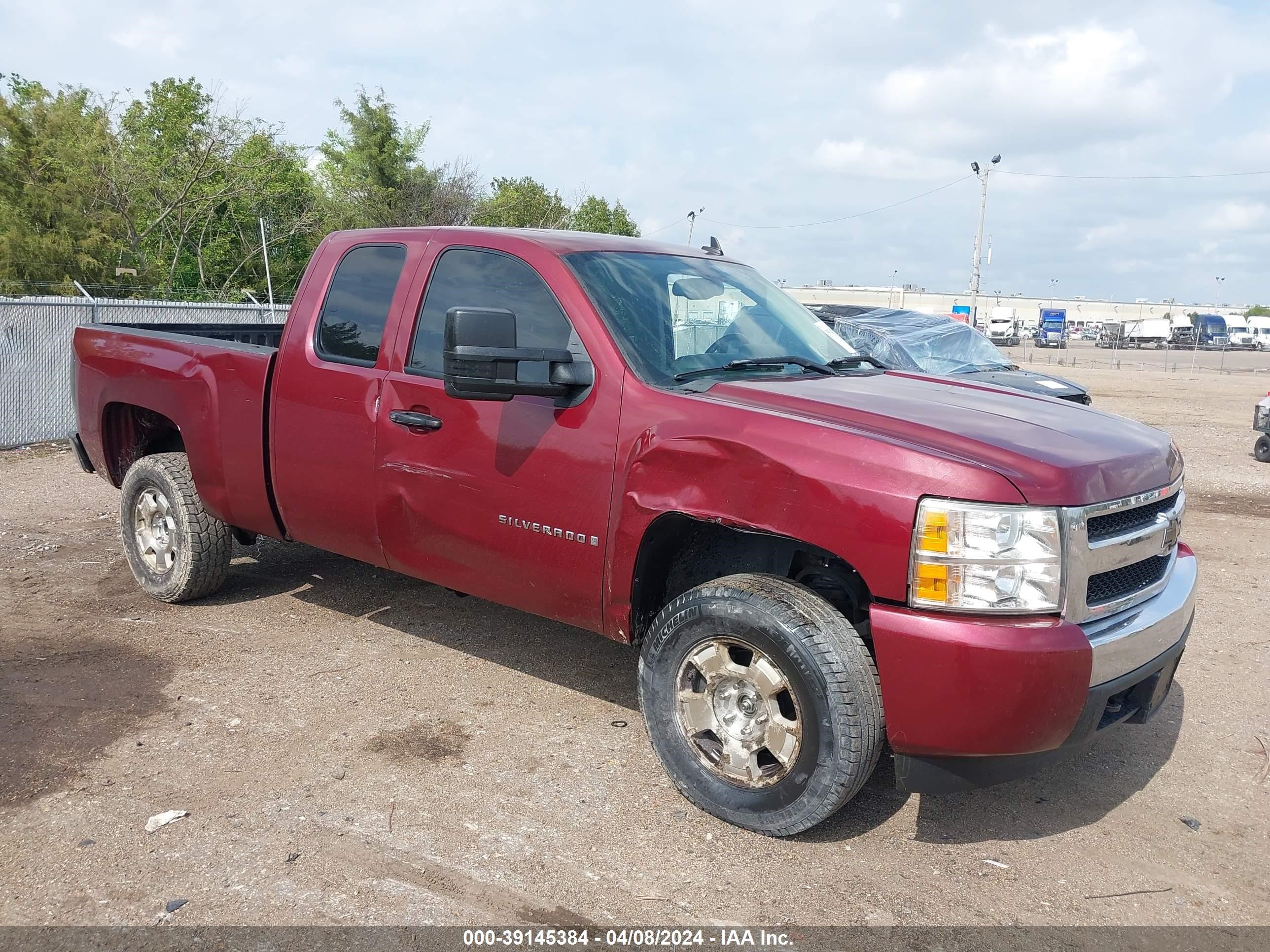 CHEVROLET SILVERADO 2008 1gcek19c68z122632