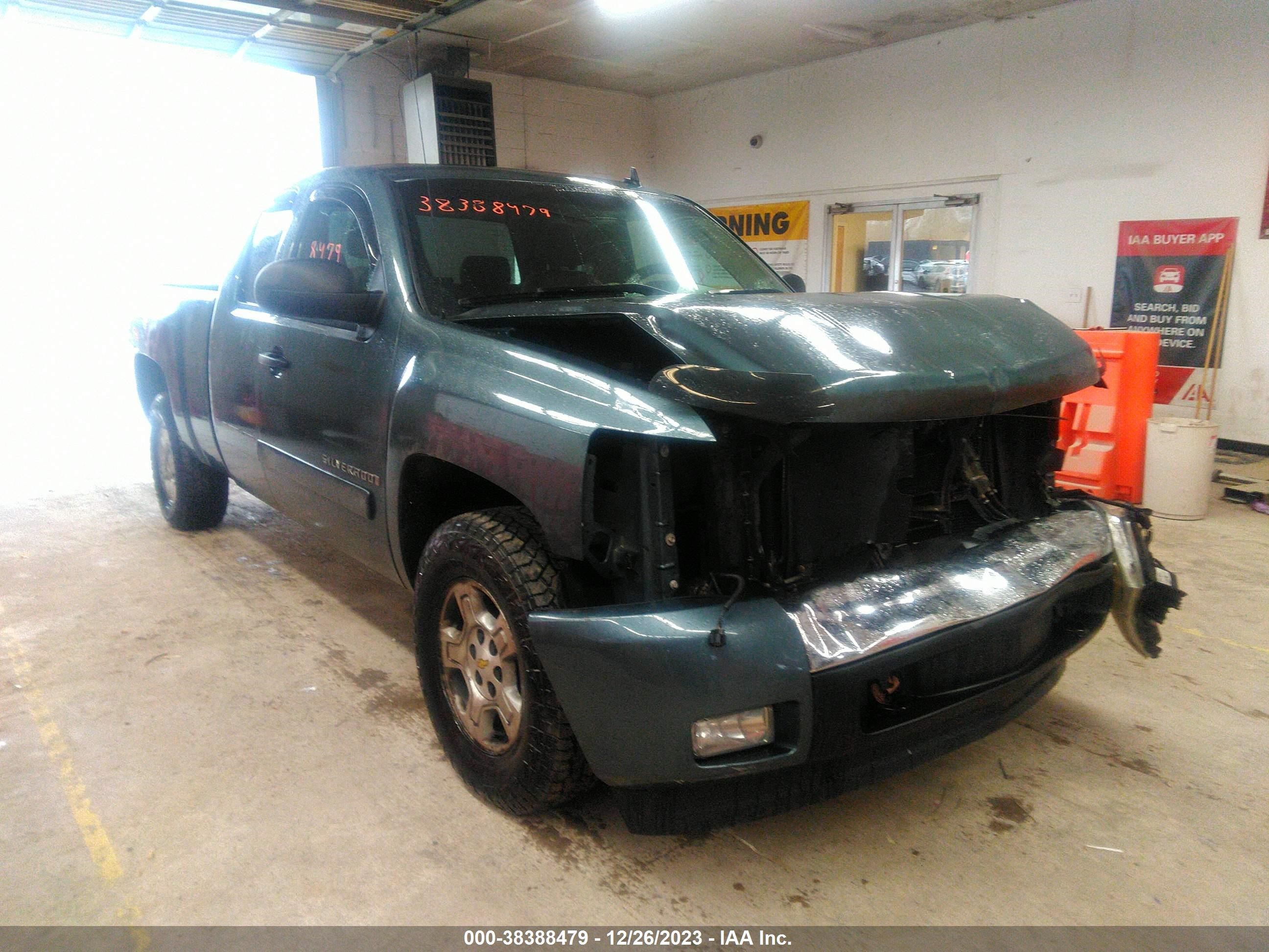 CHEVROLET SILVERADO 2007 1gcek19j67e502848