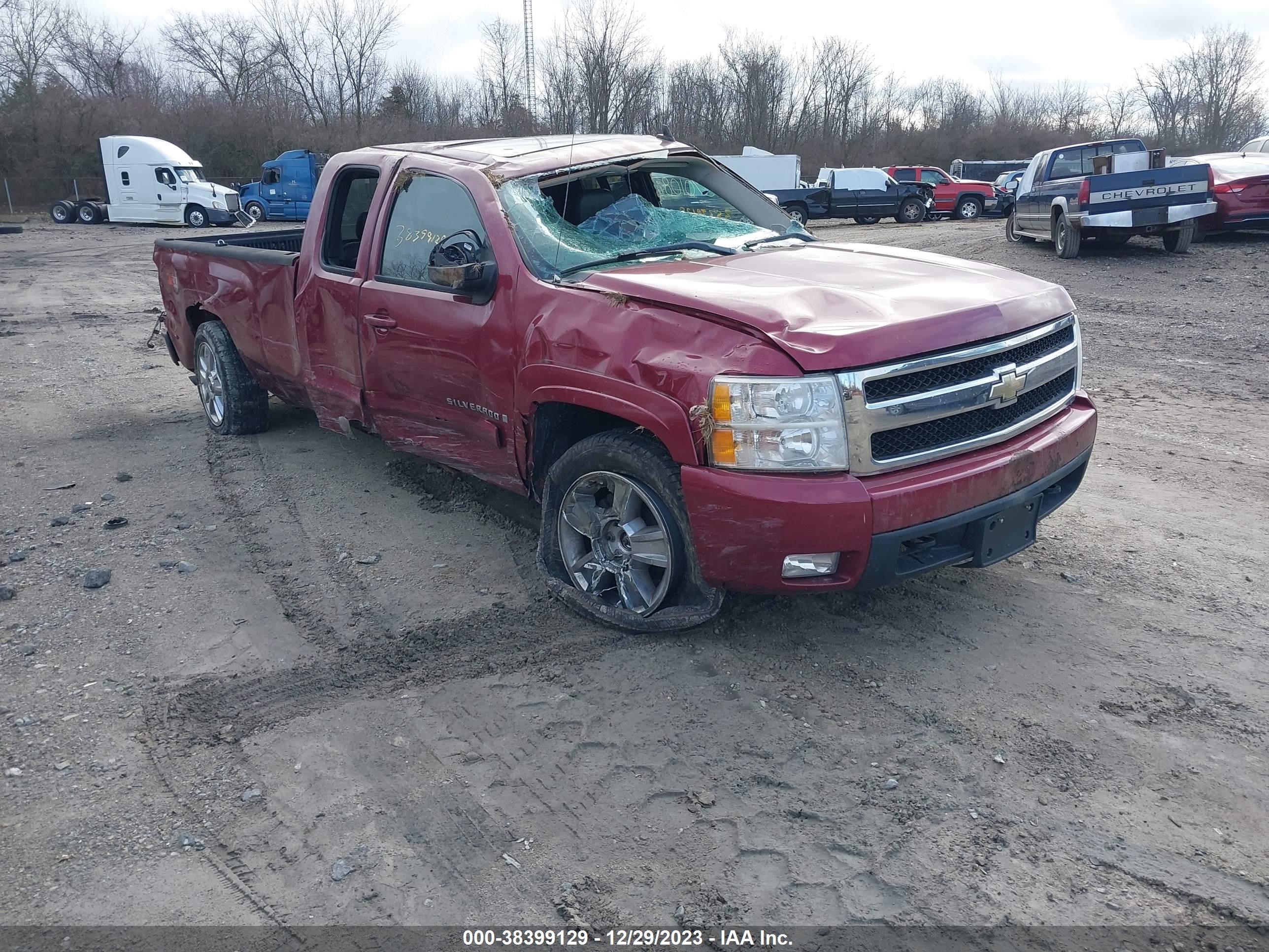 CHEVROLET SILVERADO 2007 1gcek19j97e570108