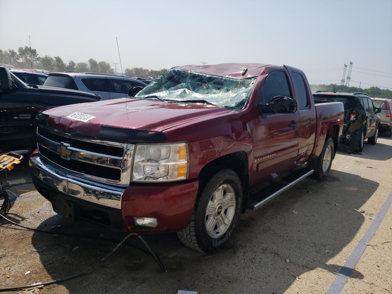 CHEVROLET SILVERADO 2008 1gcek19jx8z134362