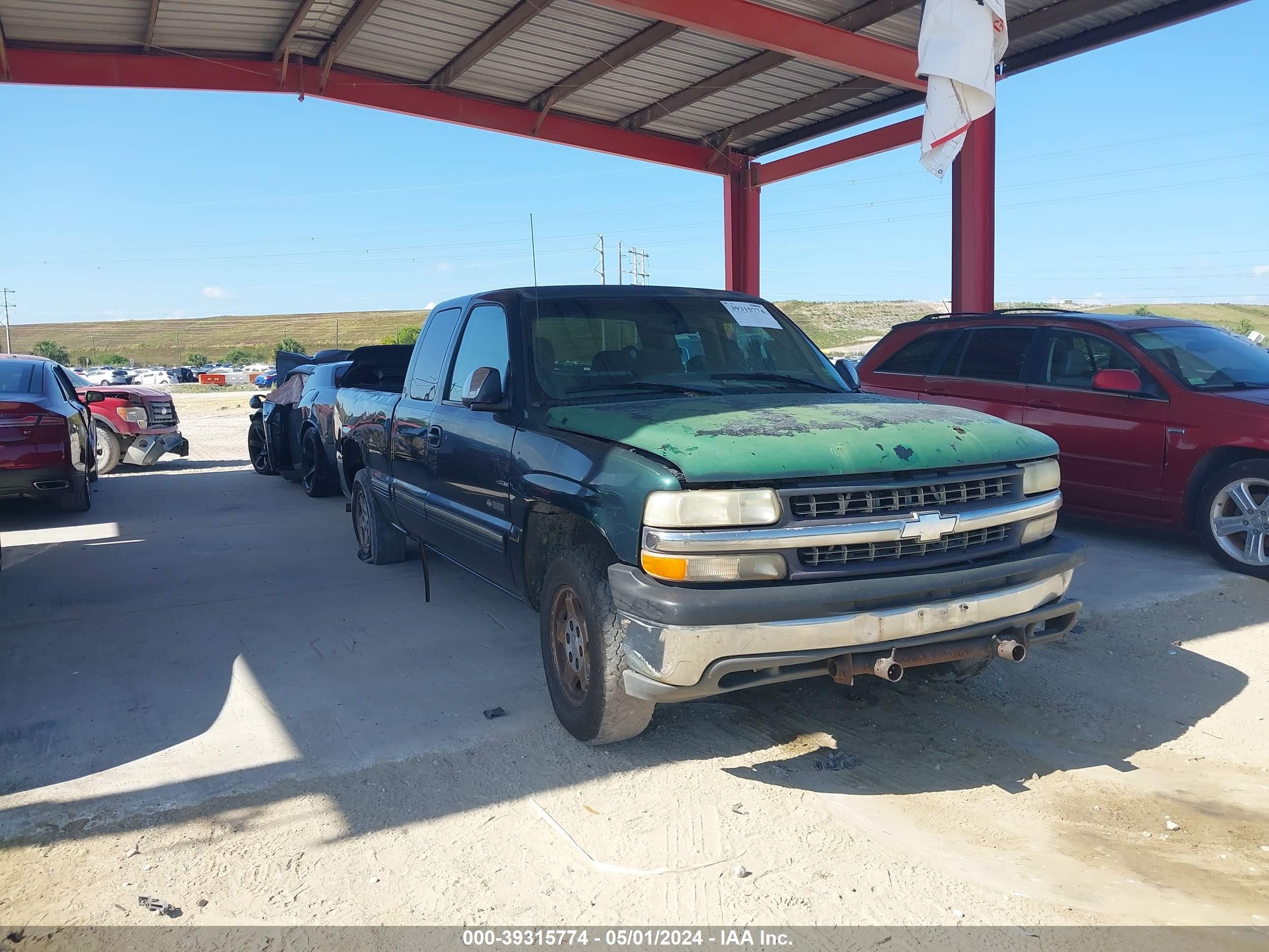 CHEVROLET SILVERADO 2001 1gcek19t01e112921