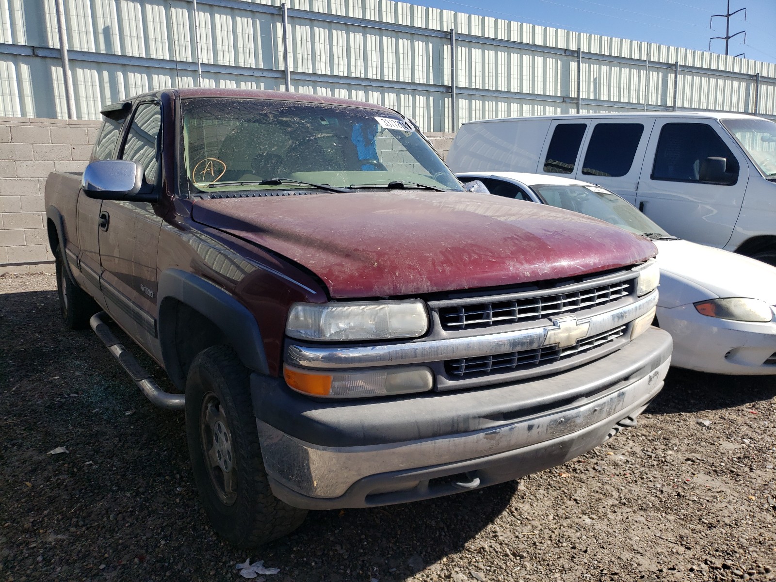 CHEVROLET SILVERADO 2001 1gcek19t01e210587