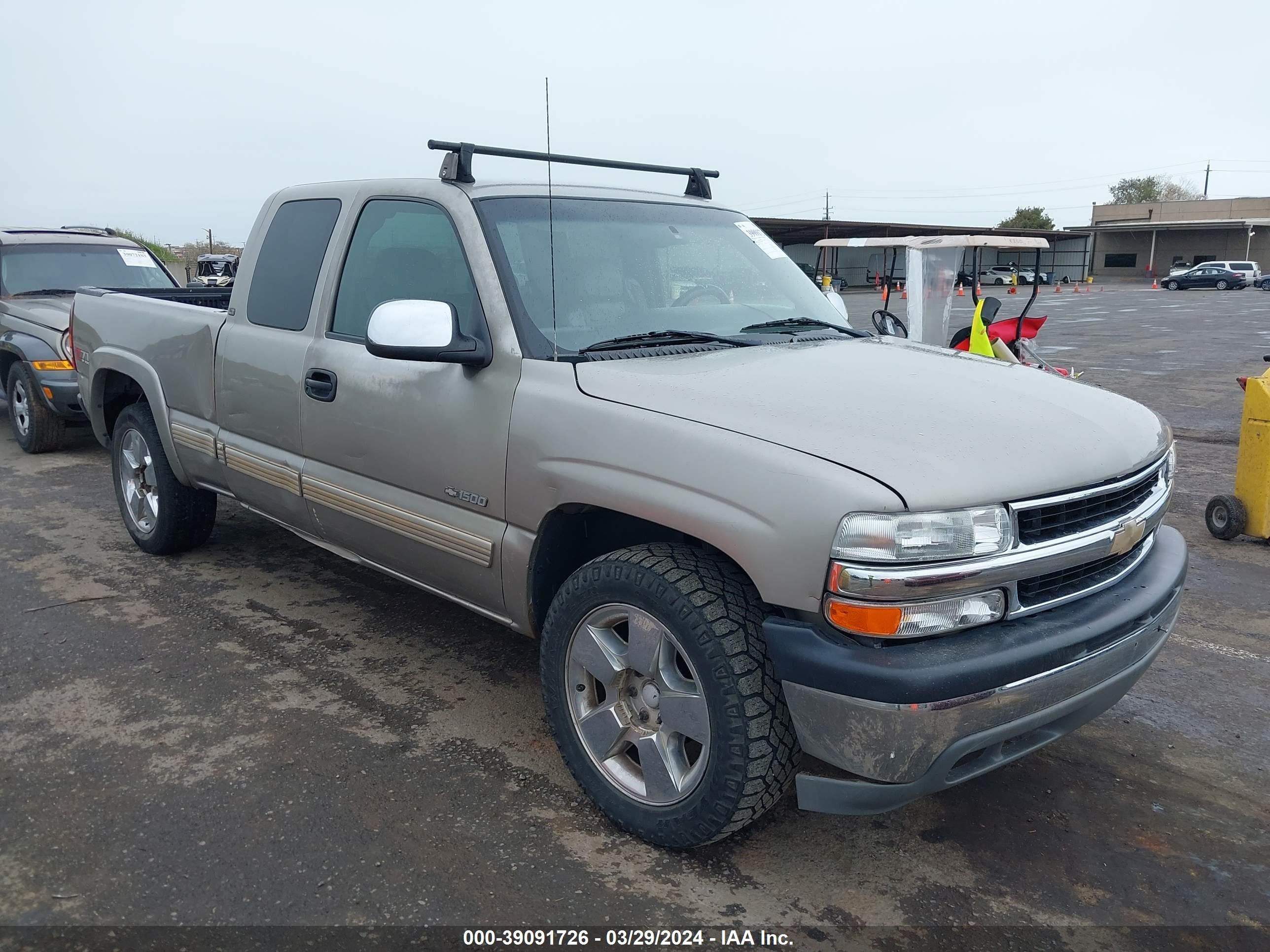 CHEVROLET SILVERADO 2001 1gcek19t01z115388